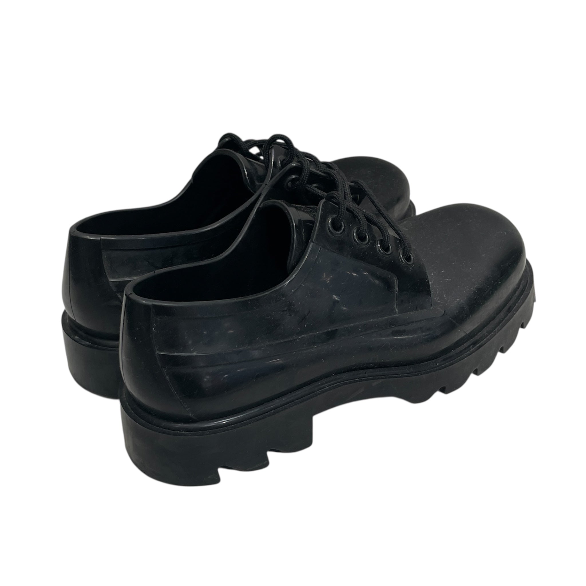 BOTTEGA VENETA/Shoes/EU 41/Leather/BLK/RUBBER LACE UP view 2