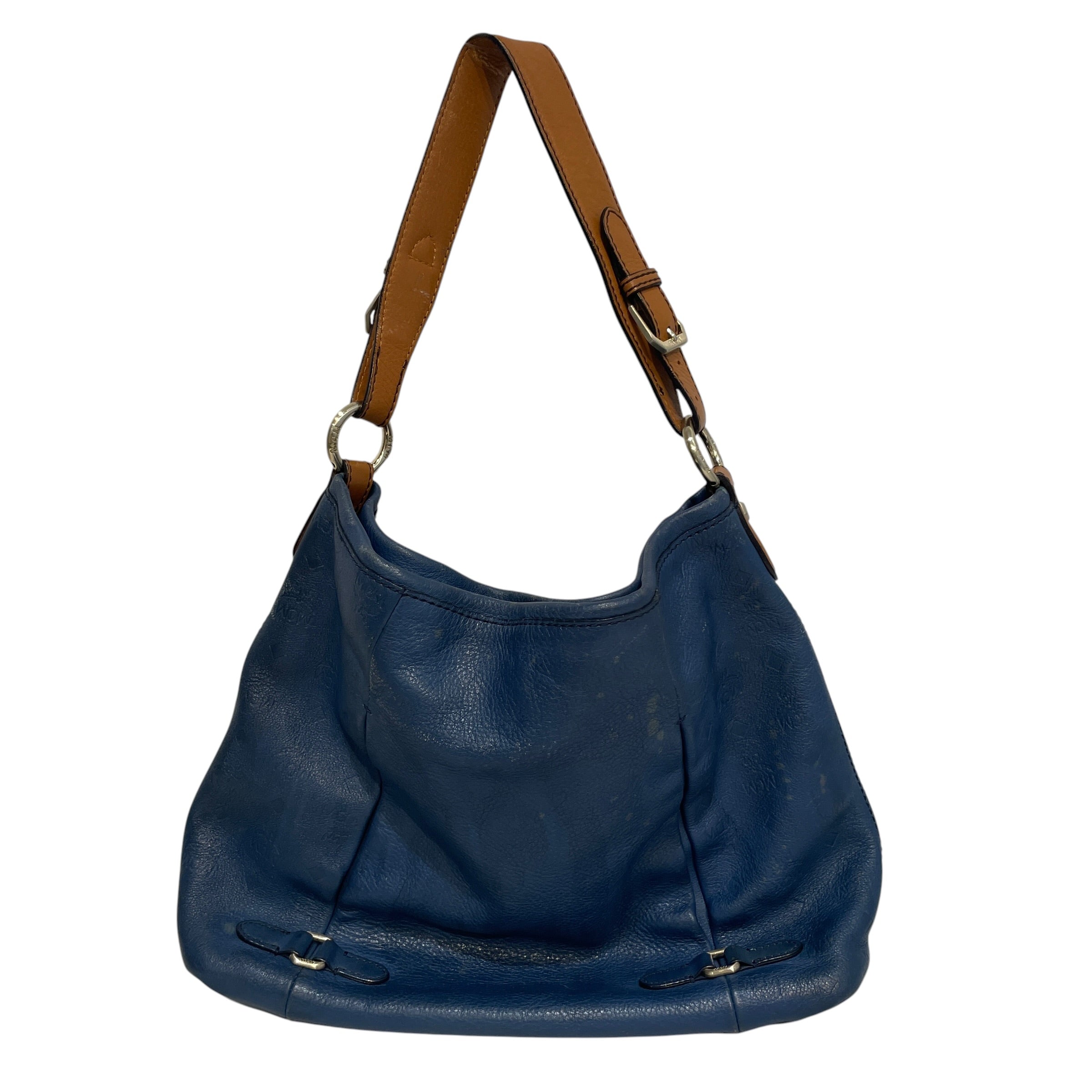 MCM/Bag/Leather/BLU/Hobo Shoulder Bag view 2