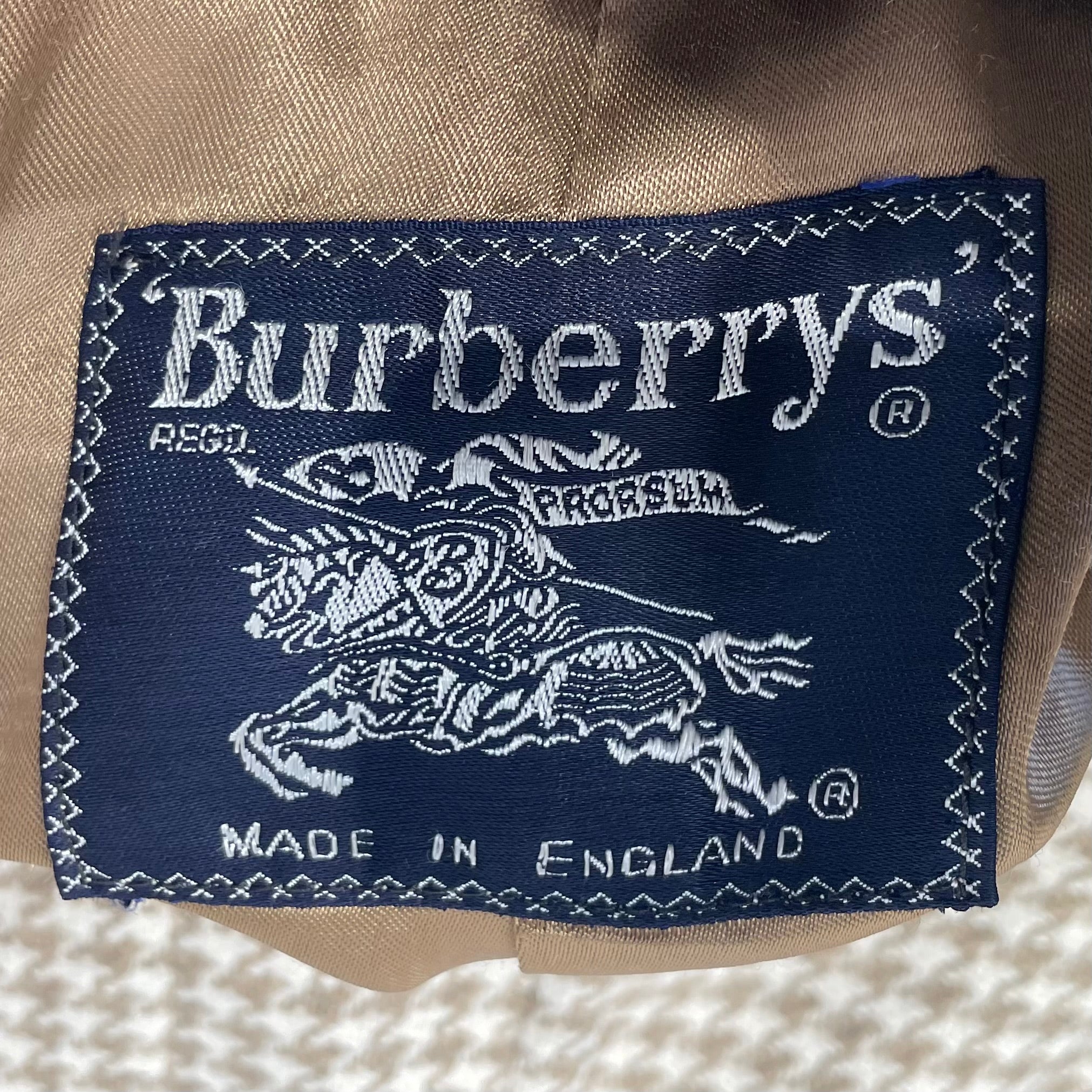 BURBERRYS/Peacoat/14/Herringbone/Cotton/BRW/ view 3