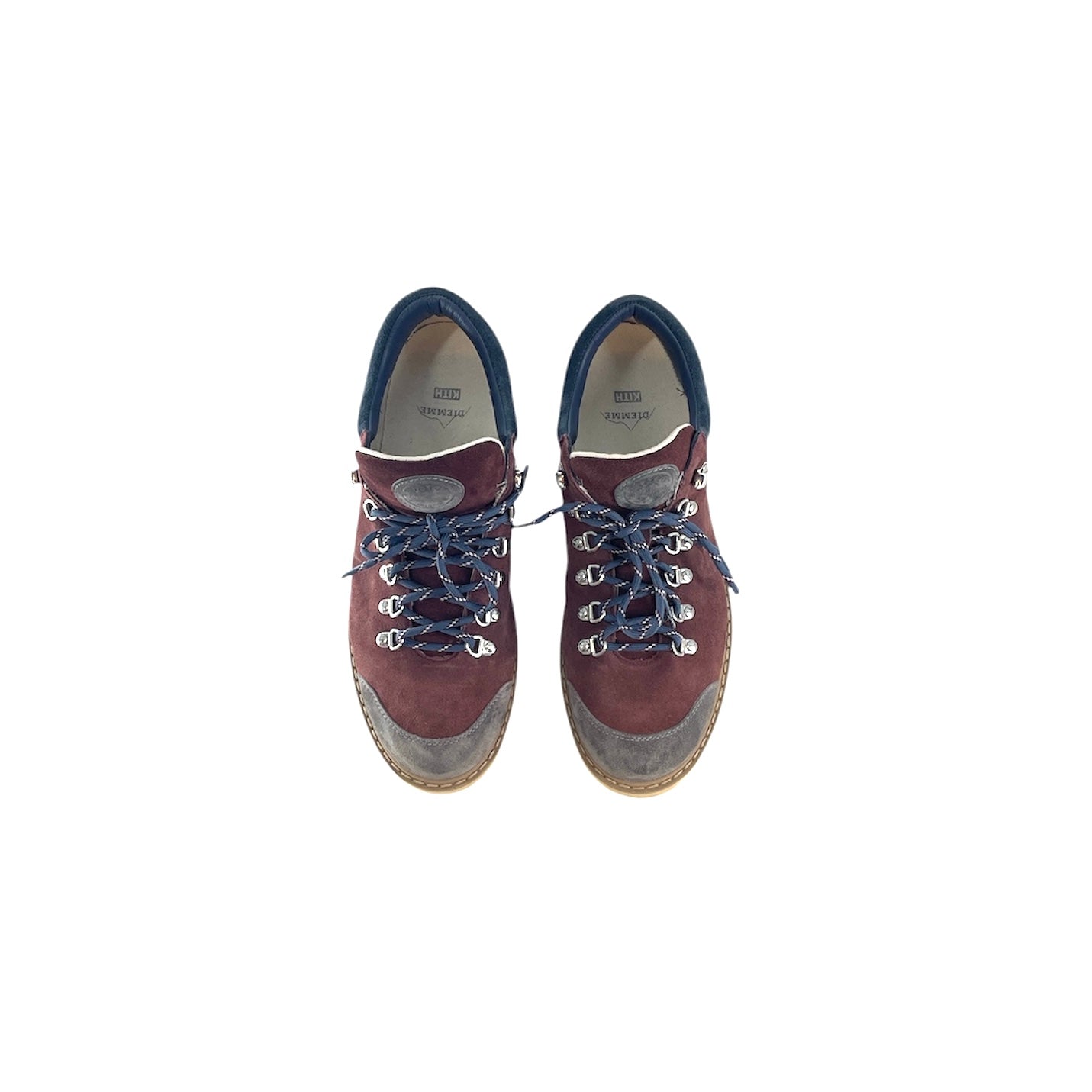 DIEMME/KITH/Low-Sneakers/US 13/Suede/RED/grey toe view 3