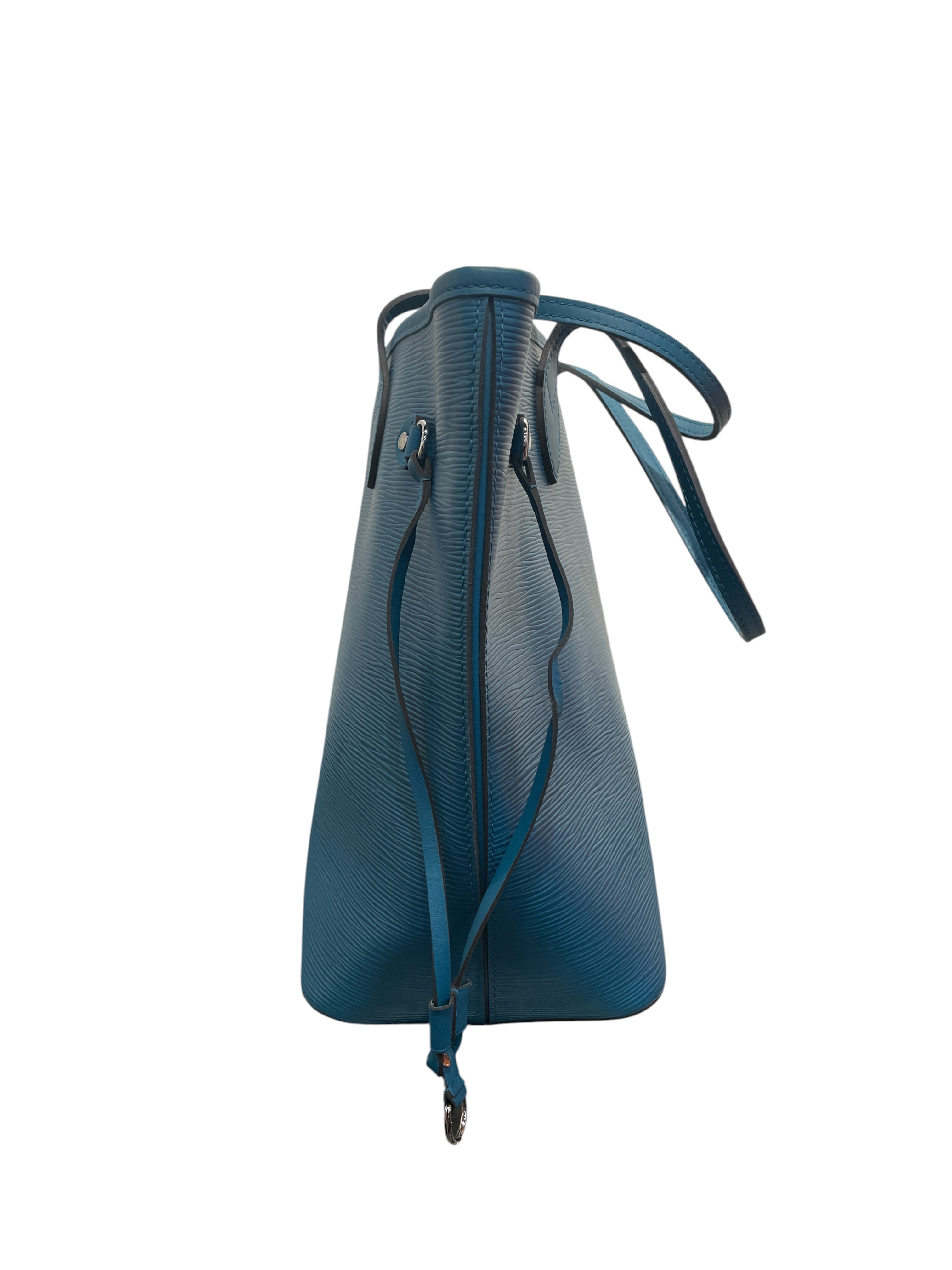 LOUIS VUITTON/Tote Bag/Leather/BLU/NEVERFULL MM TOTE view 3