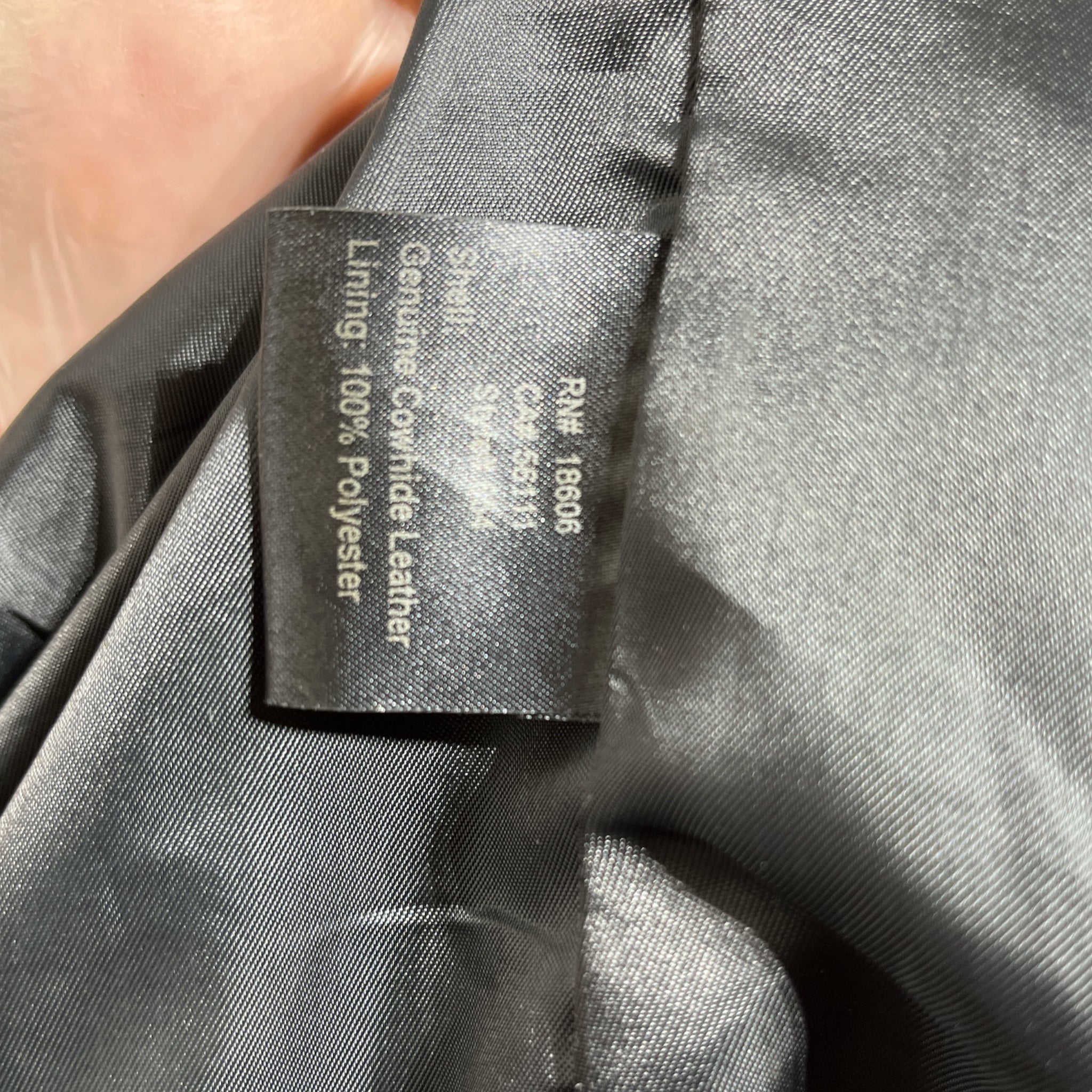 Schott/Leather Jkt/L/Leather/BLK/worn well full zip view 4