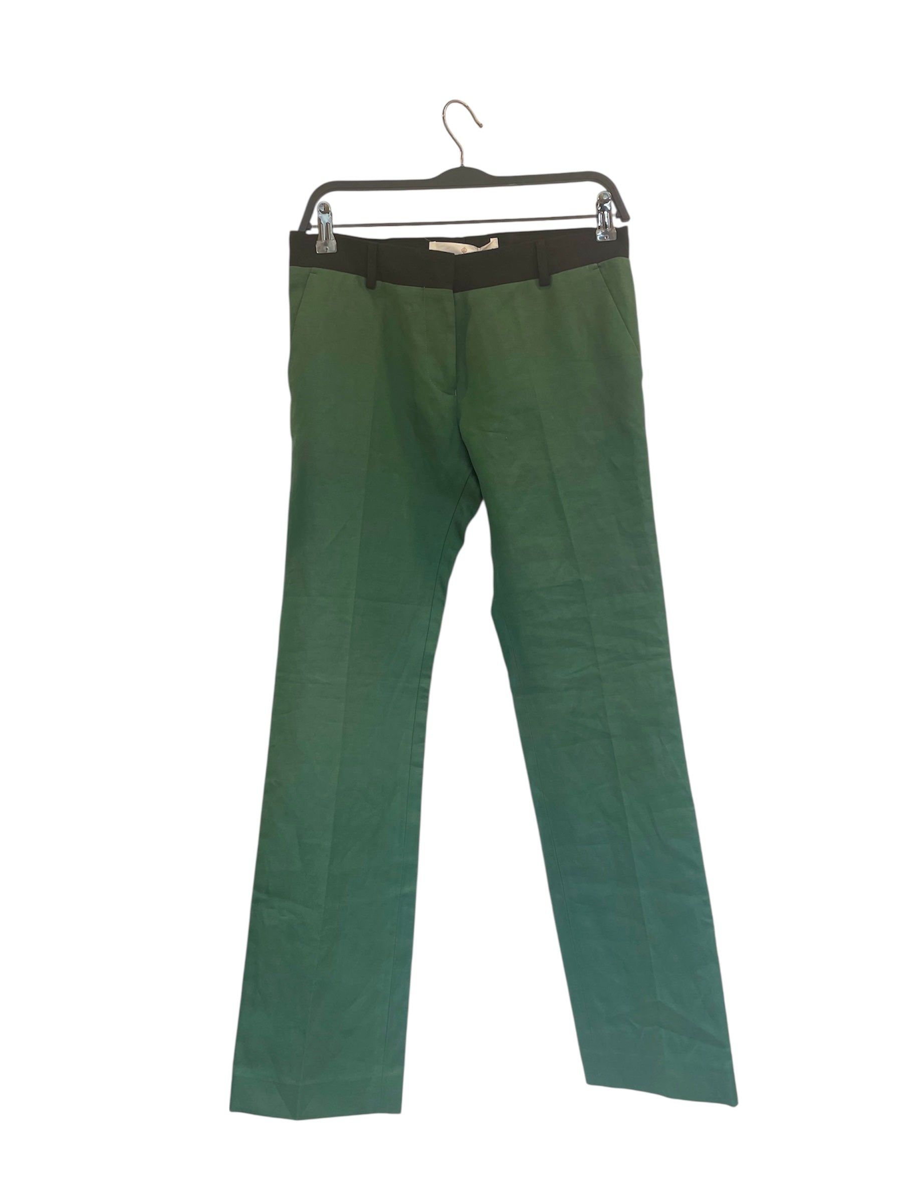GOLDEN GOOSE/Straight Pants/XS/GRN/BLACK WAISTBAND view 1