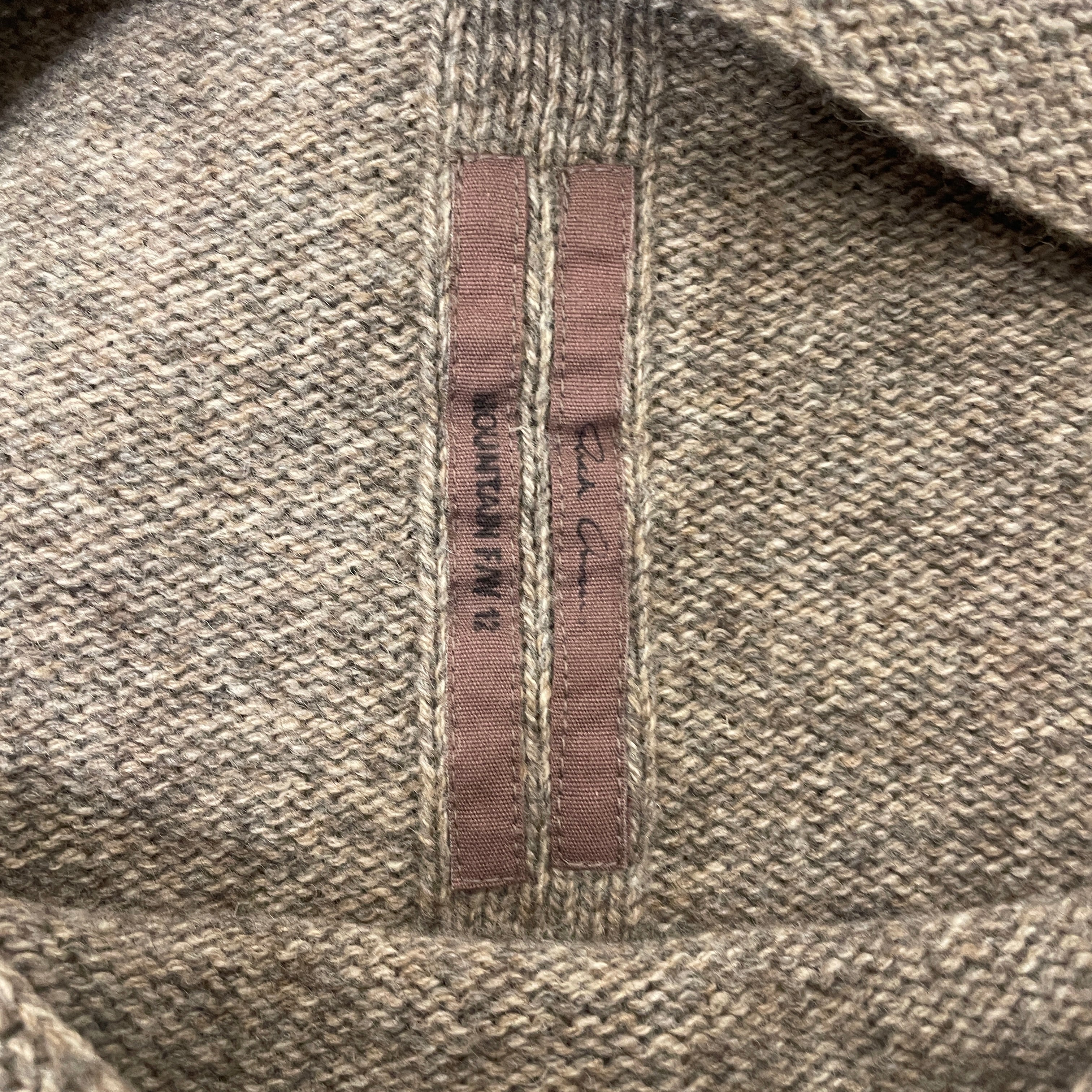 Rick Owens/Tops/XS/Wool/KHK/MOUNTAIN F/W 12 view 3