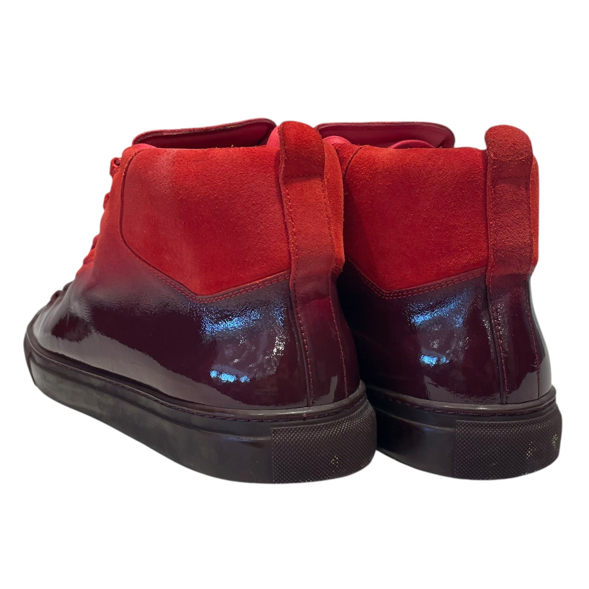 BALENCIAGA/Shoes/EU 48/Leather/RED/Arena Sneaker view 2