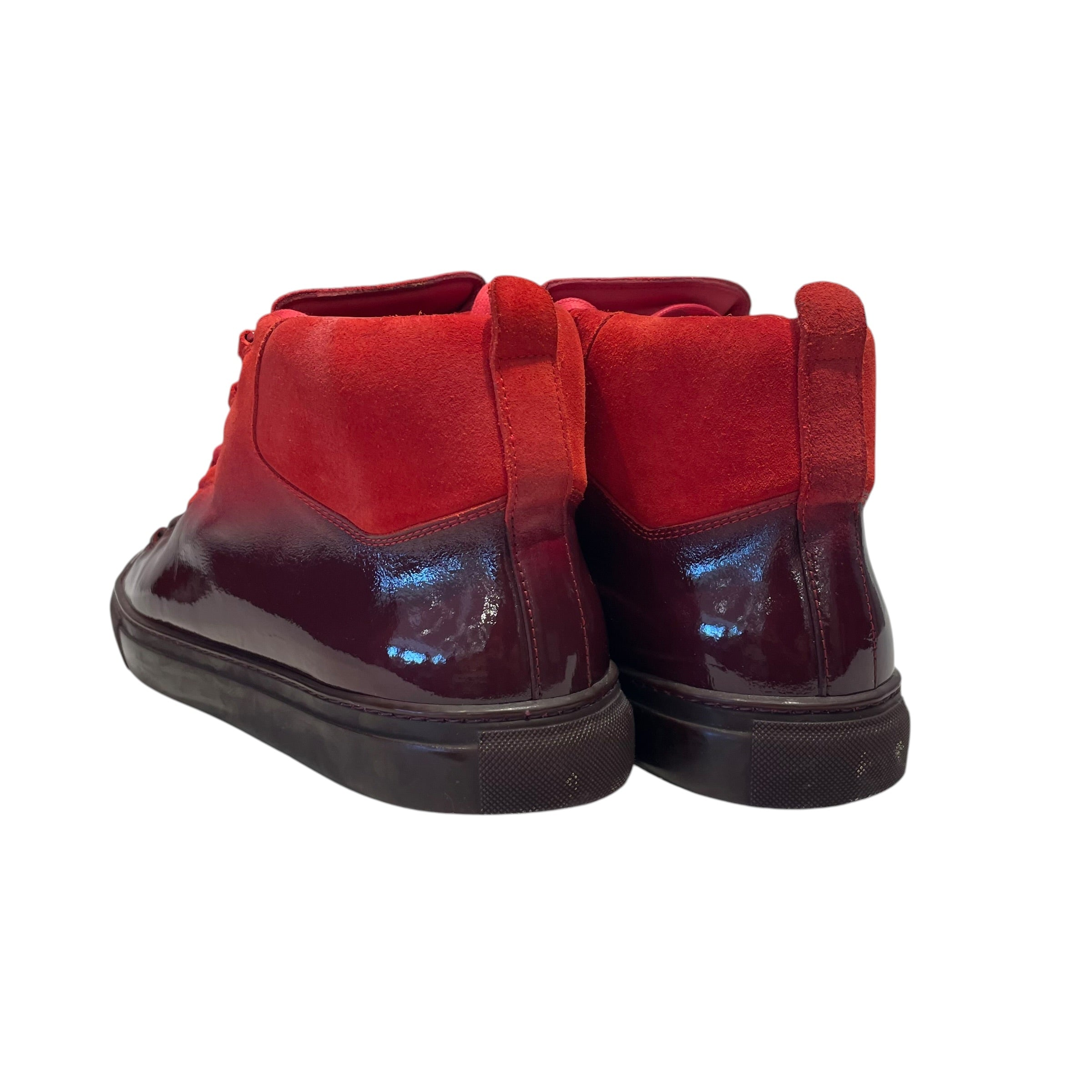 BALENCIAGA/Shoes/EU 48/Leather/RED/Arena Sneaker view 2