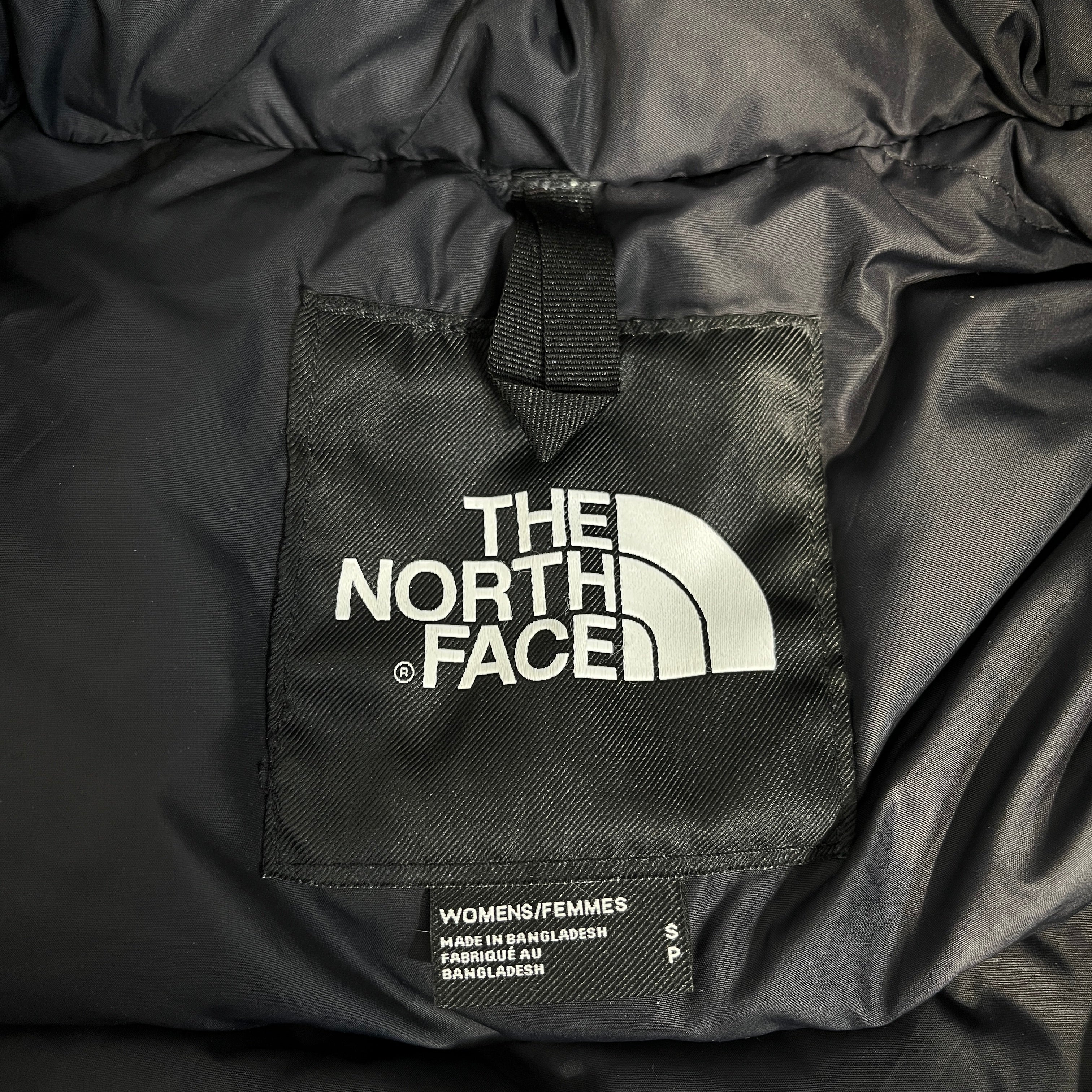 THE NORTH FACE/Puffer Jkt/S/Border/Nylon/WHT/Single Breasted/Panda Nuptse Jacket view 3
