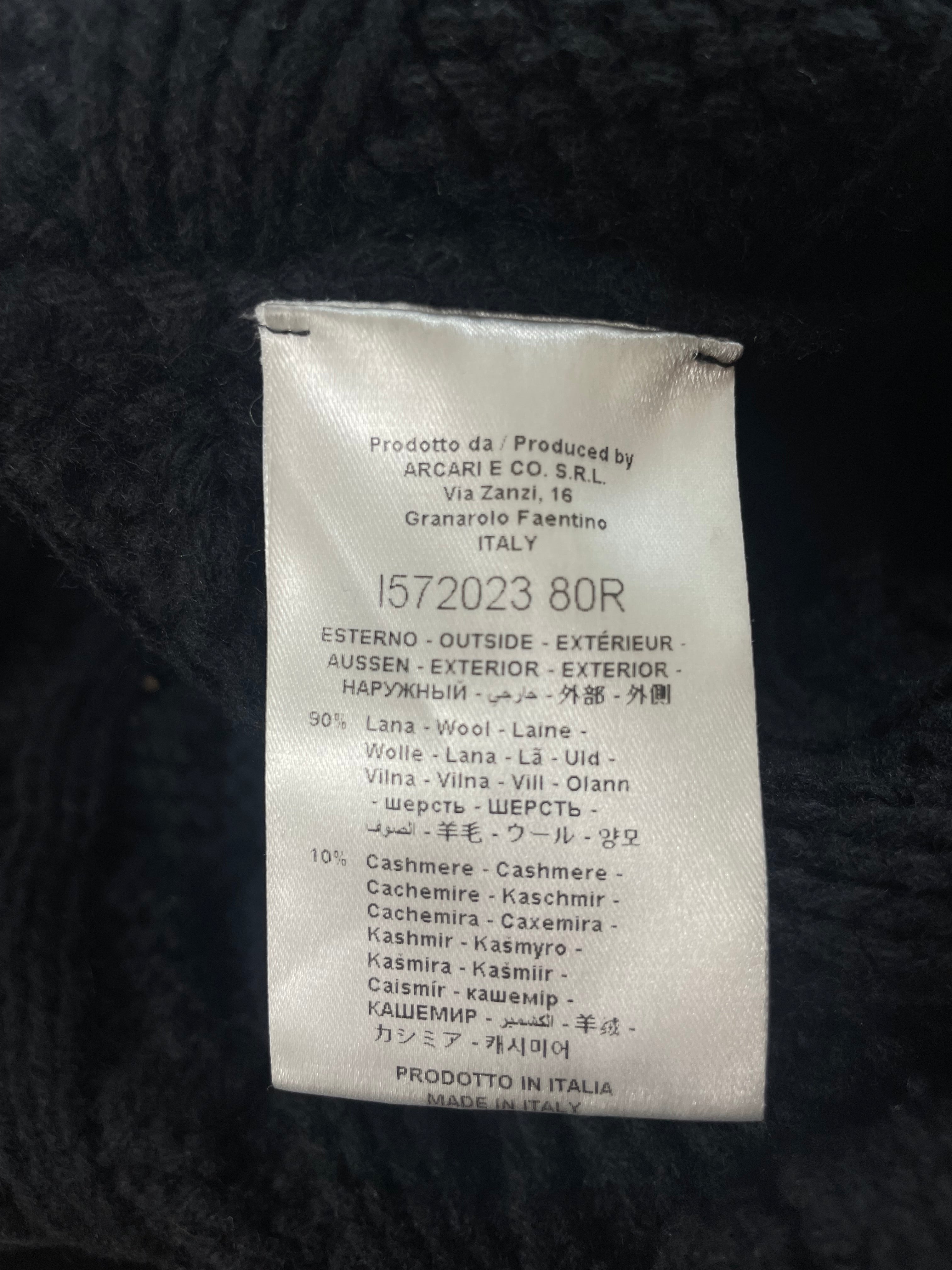 Telfar/Heavy Sweater/XL/Wool/BLK/1572023 80R view 6