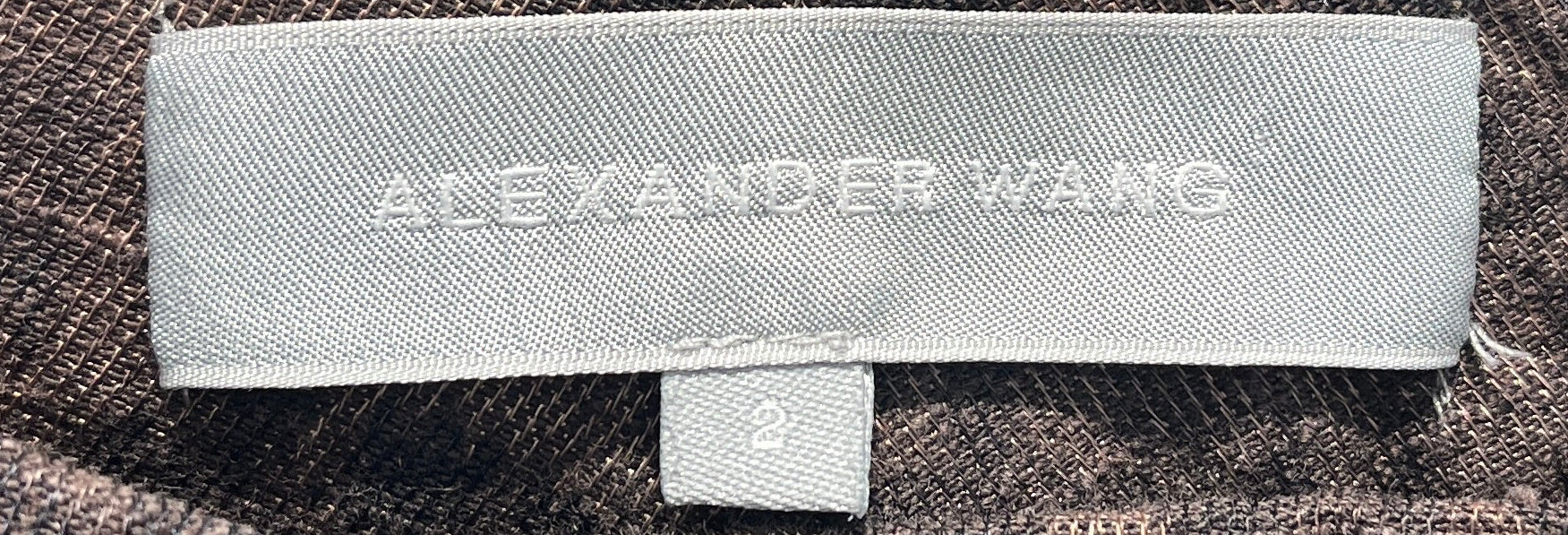 Alexander Wang/Straight Pants/2/Leopard/Cotton/BRW/ view 3