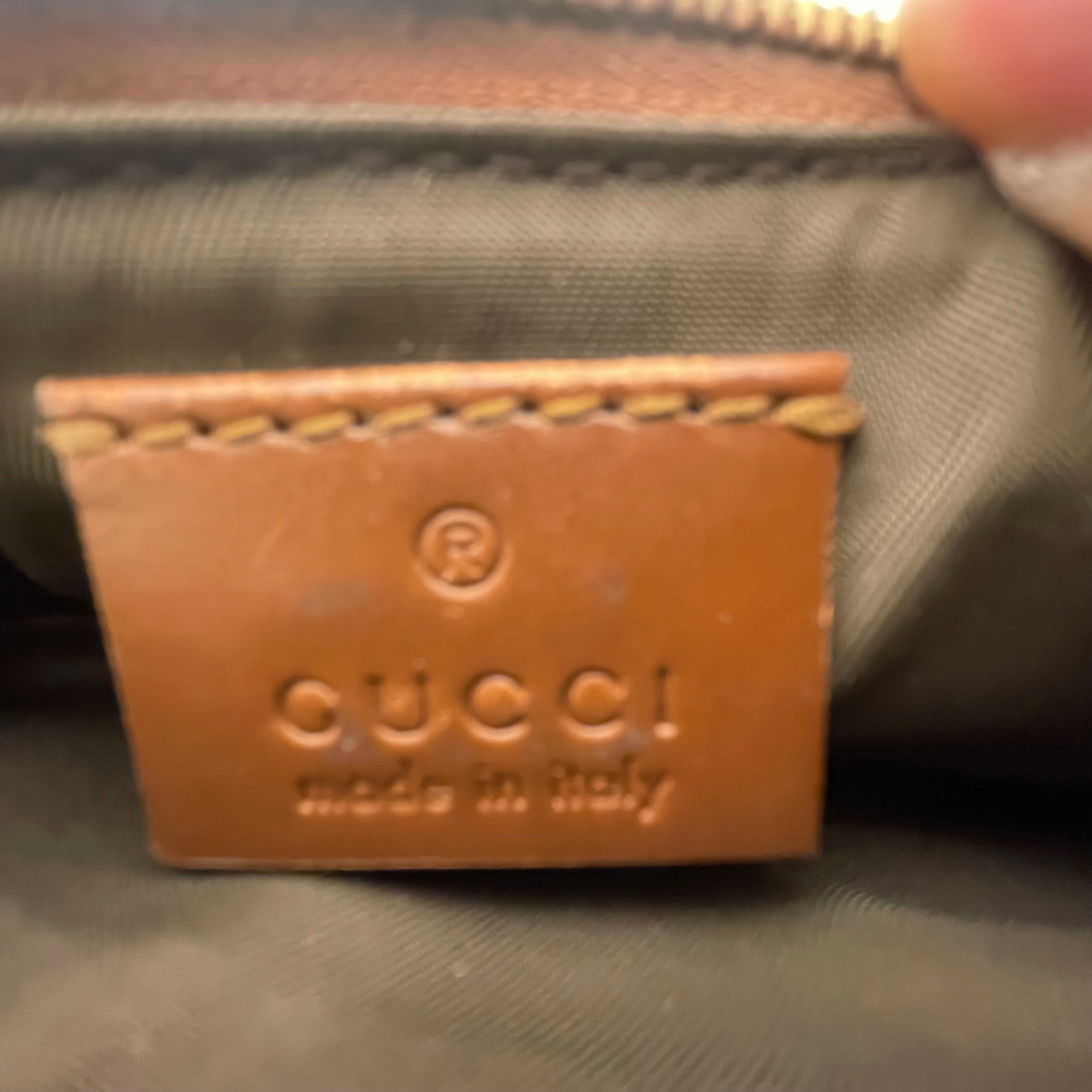 GUCCI/Coin Wallet/Monogram/Leather/BRW/GG SUPREME KEY CASE view 4