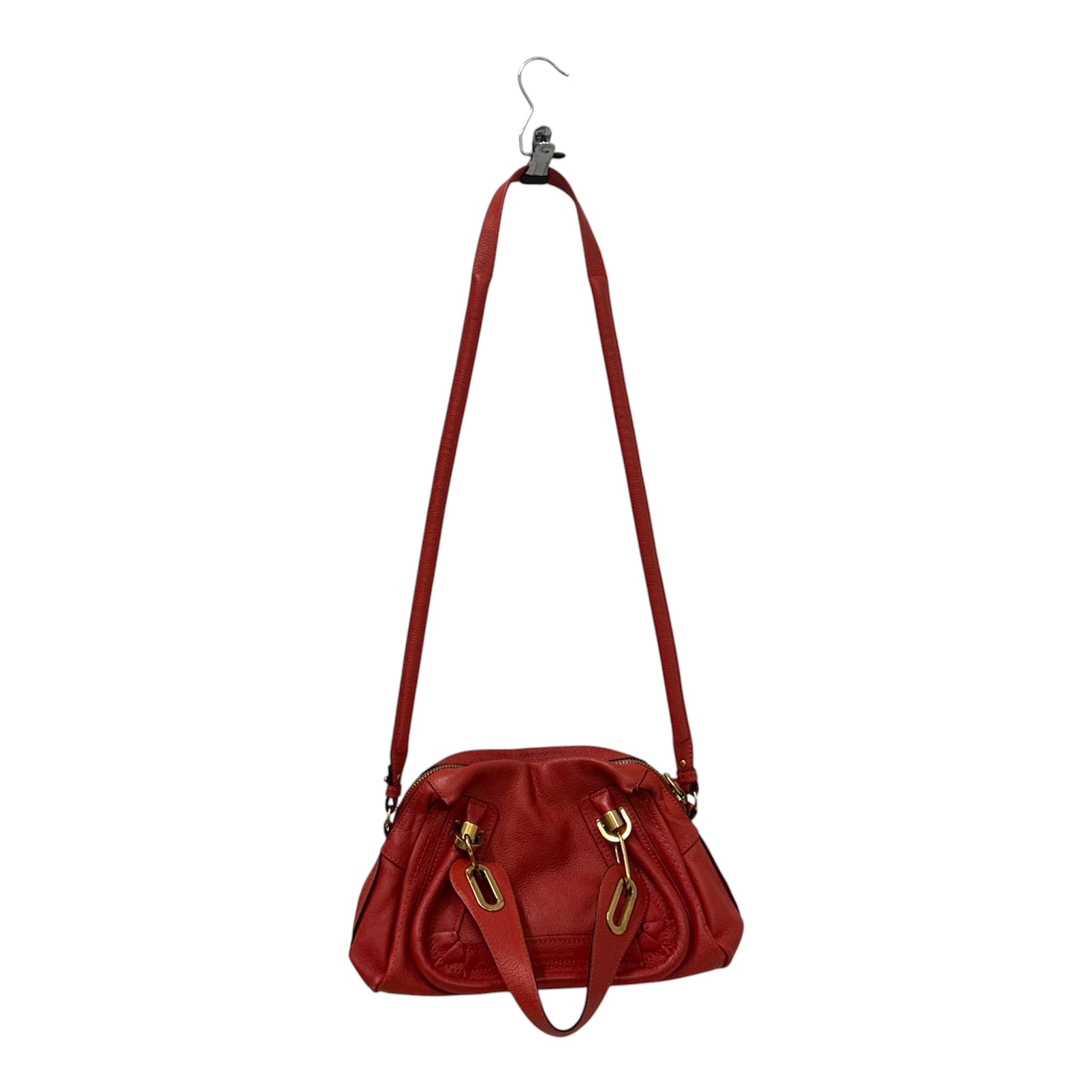 Chloe/Cross Body Bag/Leather/RED/PARATY view 2