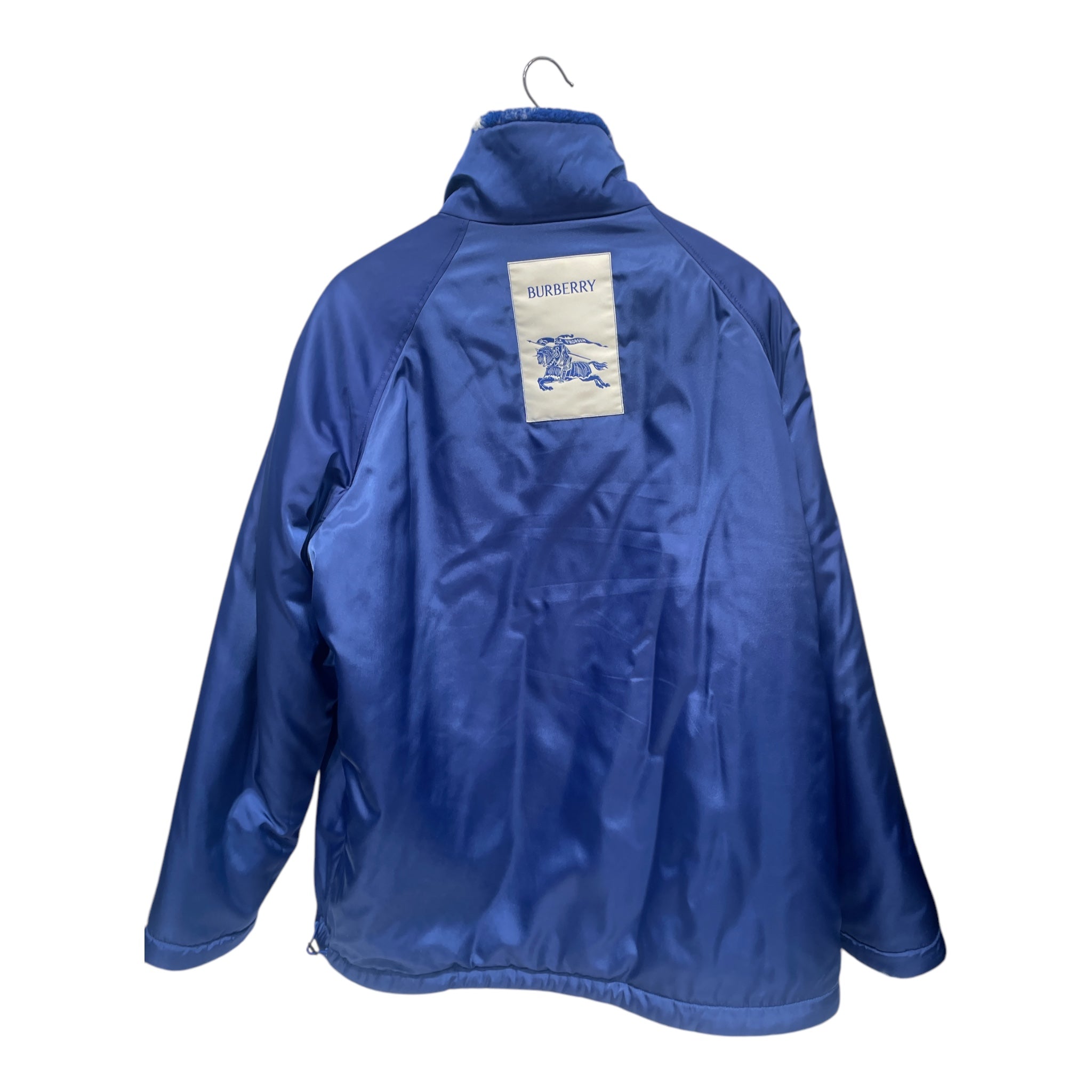 BURBERRY/Jacket/52/Wool/BLU/REVERSIBLE CHECK JACKET view 3