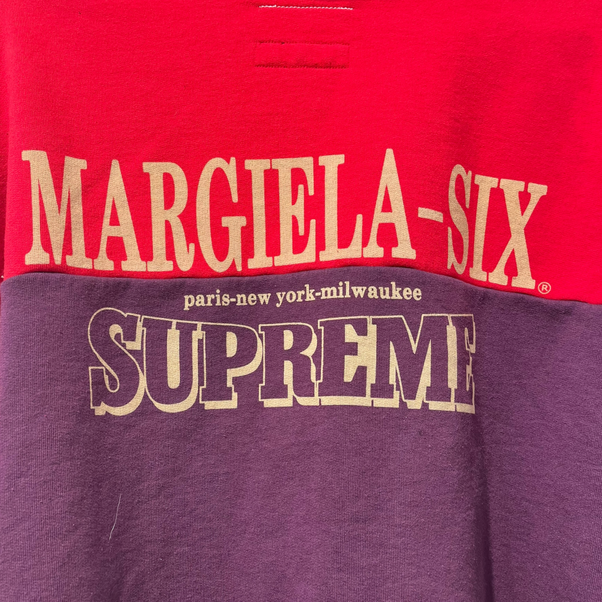 MM6/Supreme/Hoodie/S/Cotton/PPL/PRPL RED MM6 X SUPREME HOODIE view 3