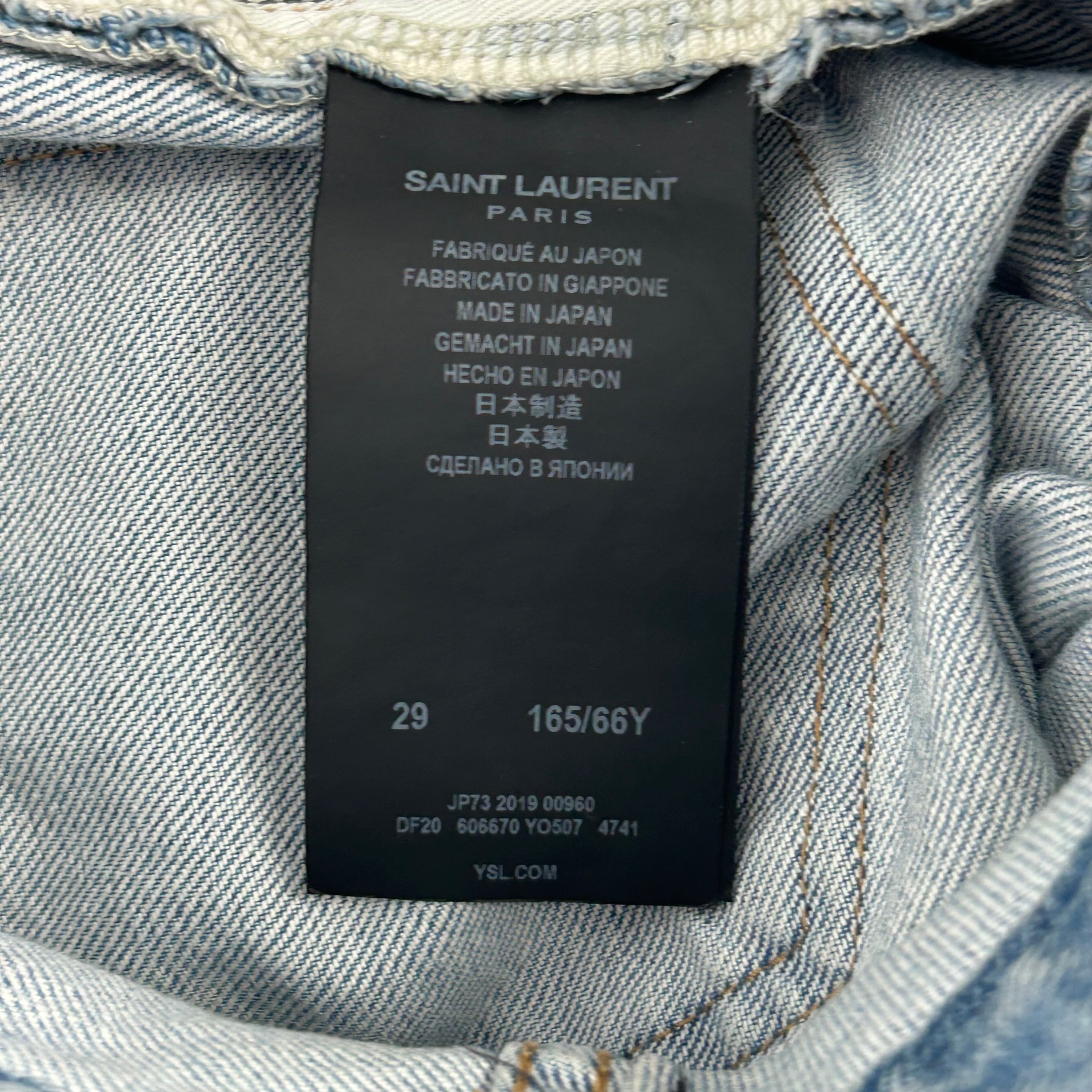 SAINT LAURENT/Skinny Pants/29/Denim/BLU/D08 KNEE BLOWOUT view 4