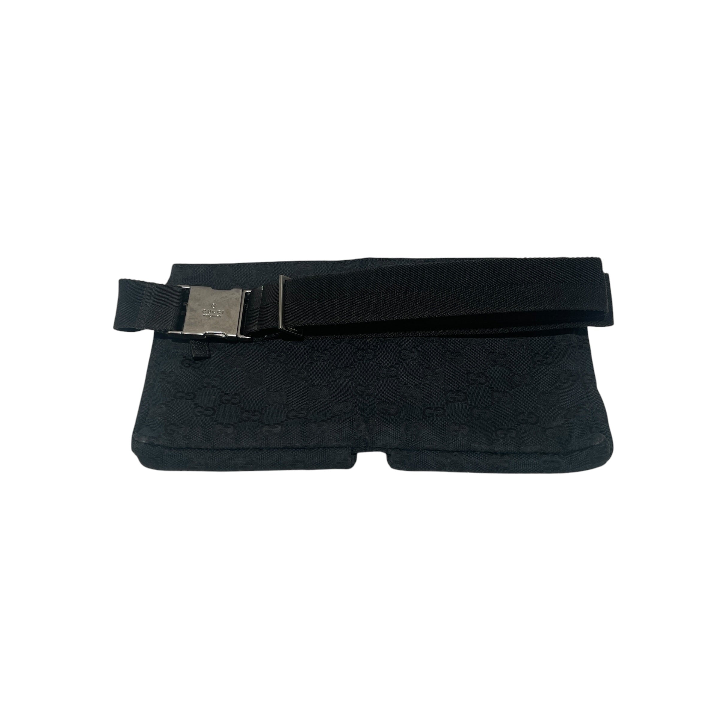 GUCCI/Fanny Pack/Monogram/BLK/GG CANVAS 28566 view 2
