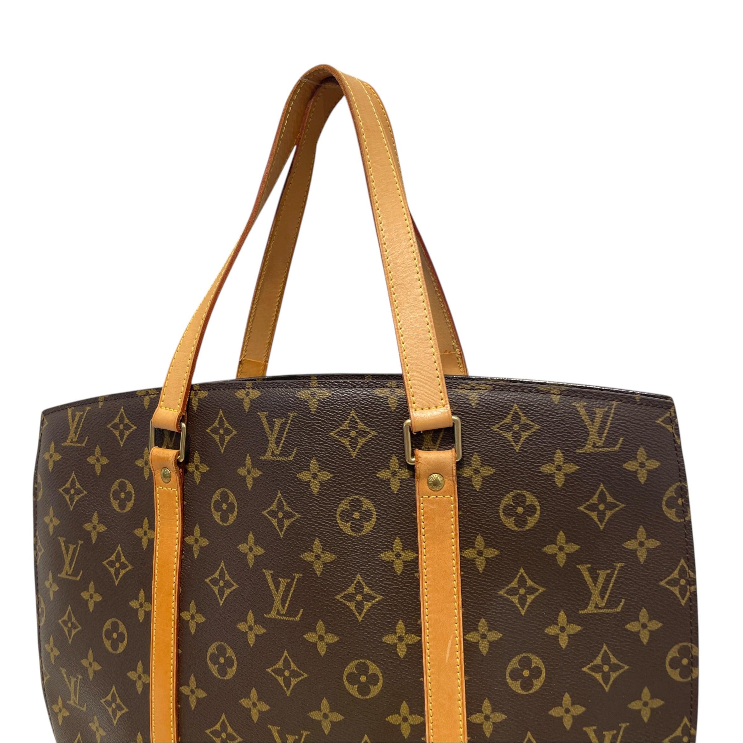 LOUIS VUITTON/Tote Bag/Monogram/Leather/BRW/Babylon Tote view 3