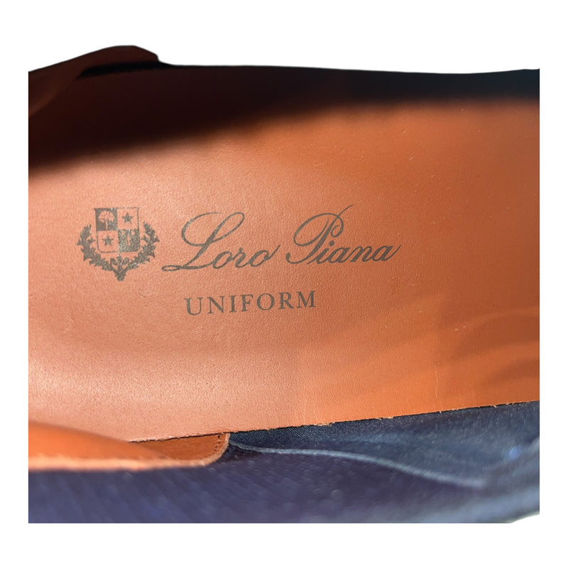 Loro Piana/Chukka Boots/EU 41/Cotton/NVY/