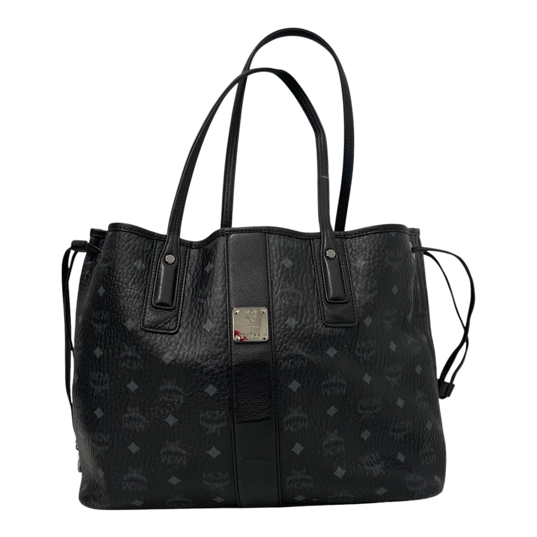 MCM/Hand Bag/All Over Print/Leather/BLK/ view 1