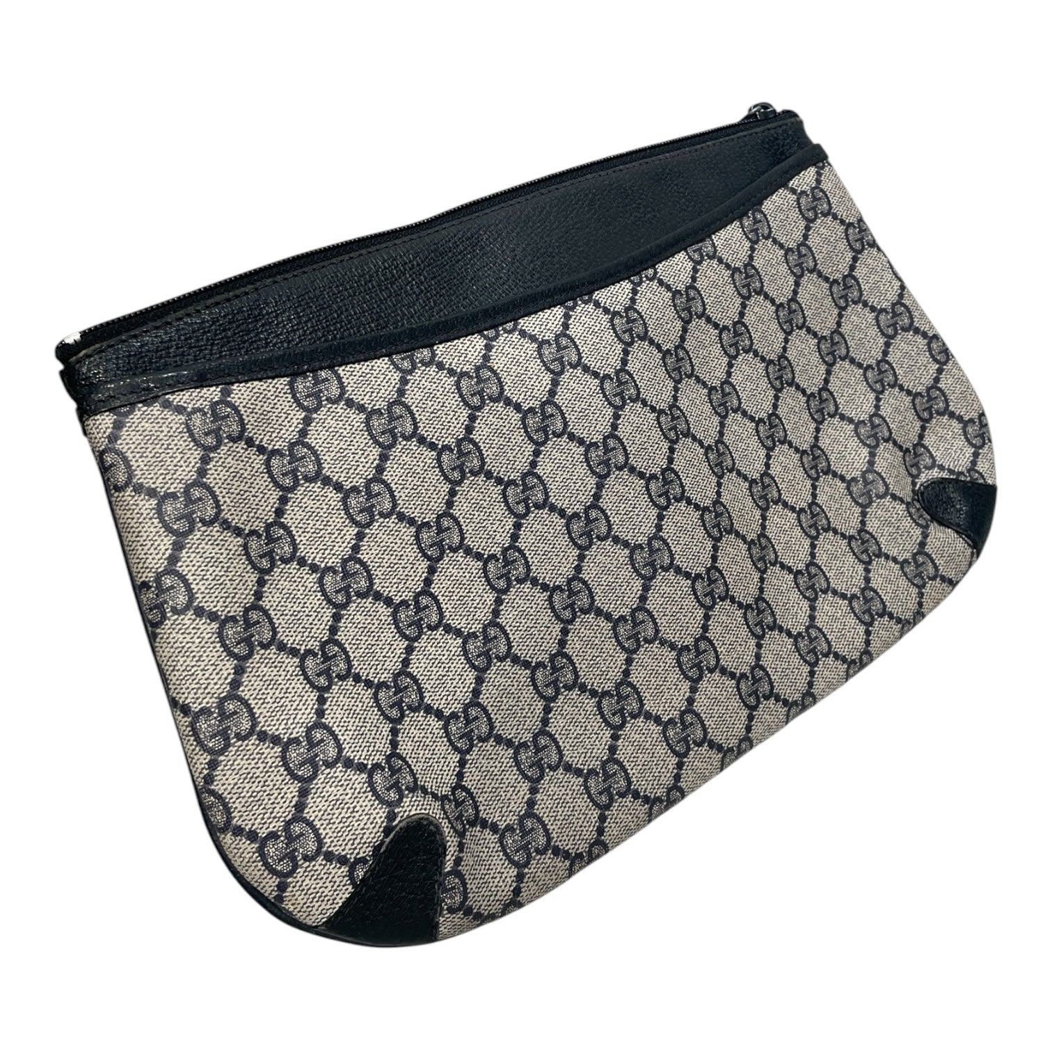 GUCCI/Clutch Bag/Monogram/NVY/MAGNET CLASP view 2
