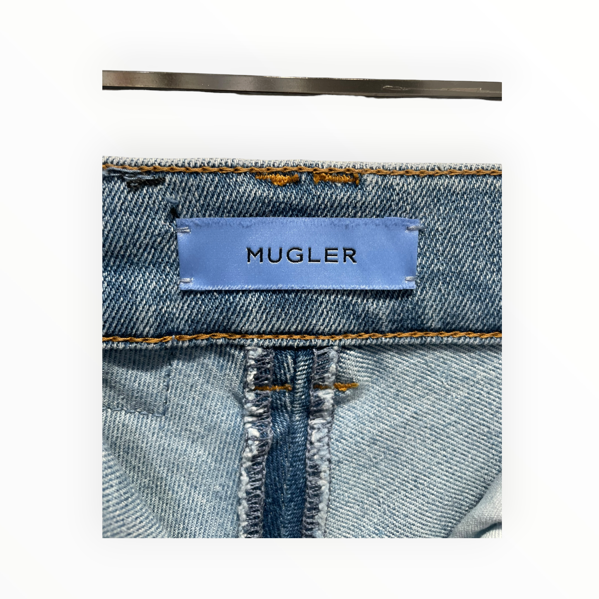 MUGLER/Skinny Pants/34/Denim/BLU/SPIRAL JEAN view 3