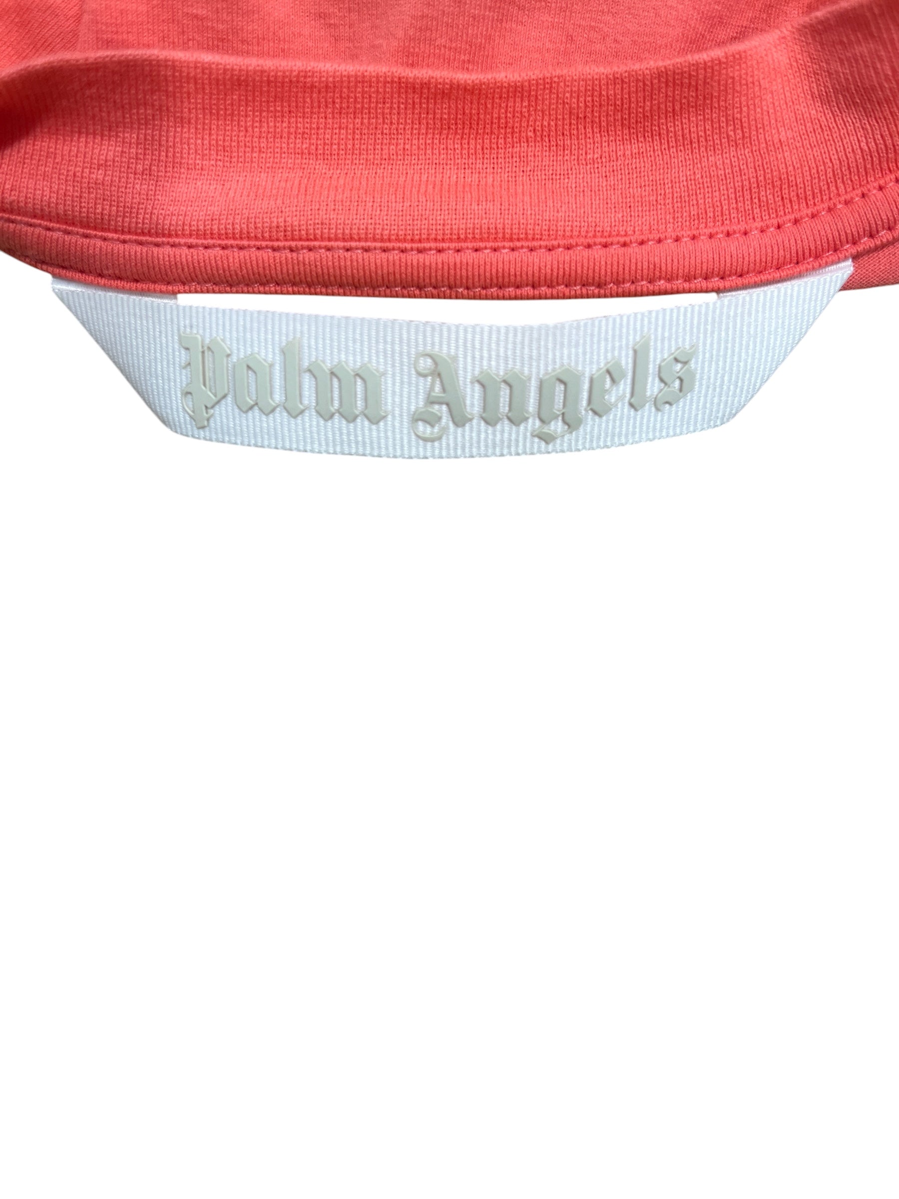 Palm Angels/T-Shirt/XS/Cotton/PNK/Cropped Logo view 4