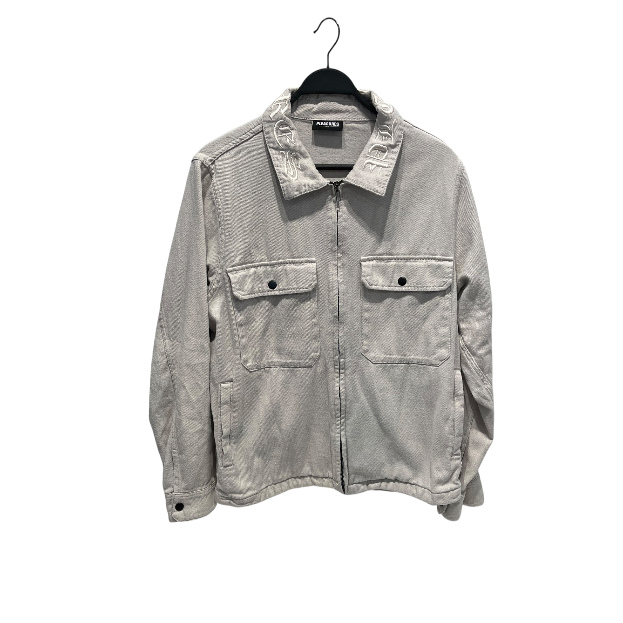 Pleasures/Denim Jkt/L/Cotton/CRM/TEMPER WORK JACKET view 1