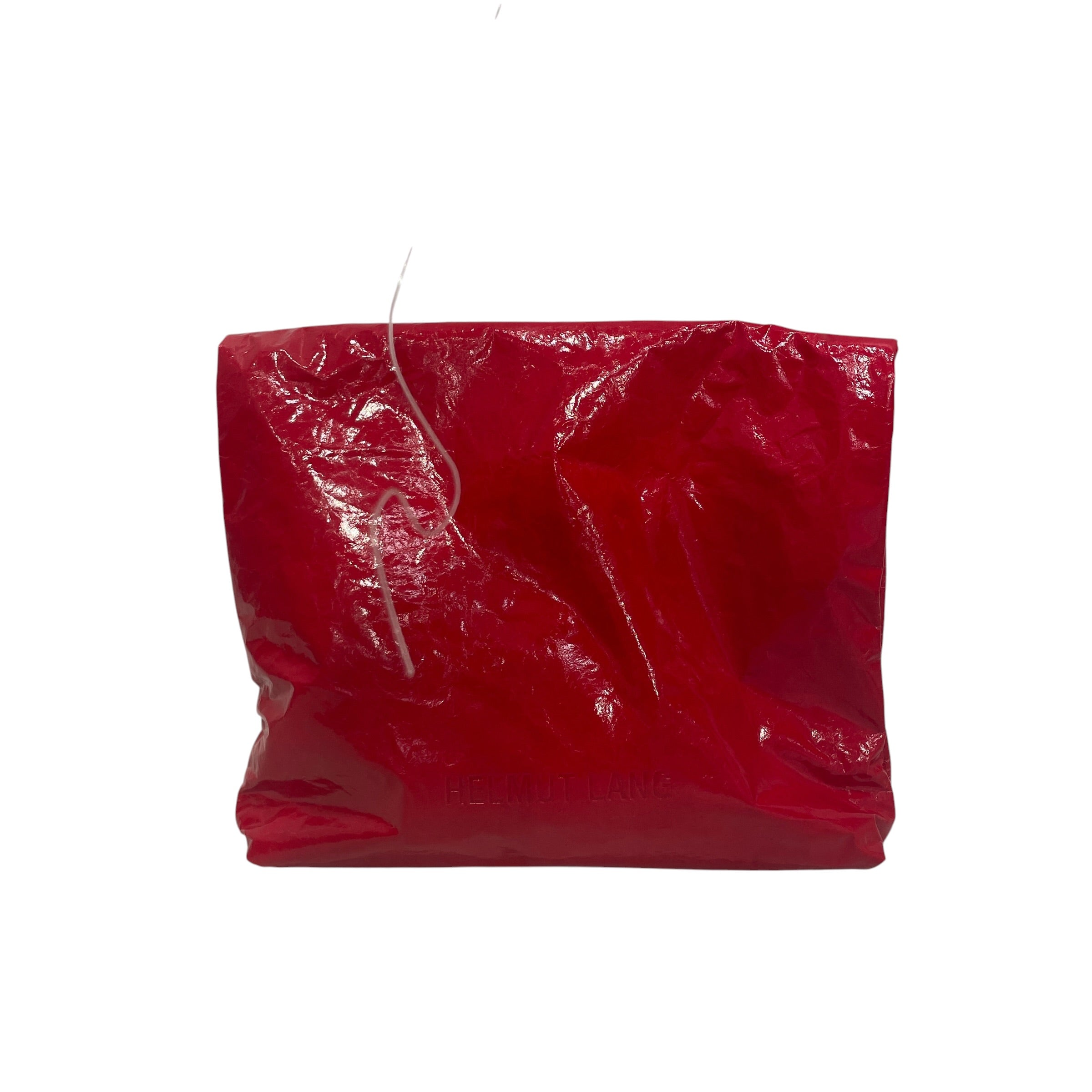 Helmut Lang/Hand Bag/Lambskin/RED/PATENT LAMBSKIN PAPERY FINISH view 5