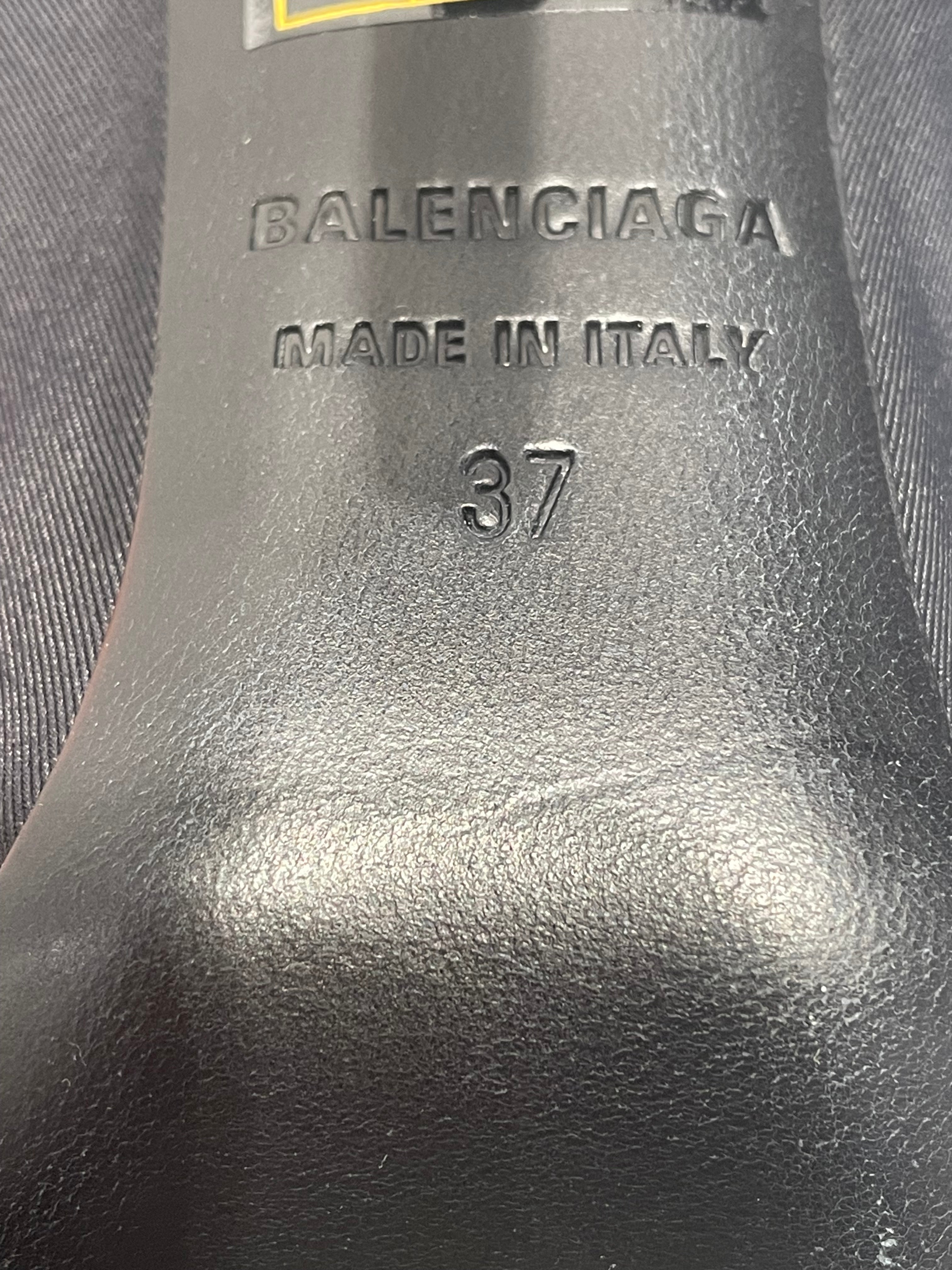 BALENCIAGA/Heels/EU 39/BLK/Knife 110m Booties view 3