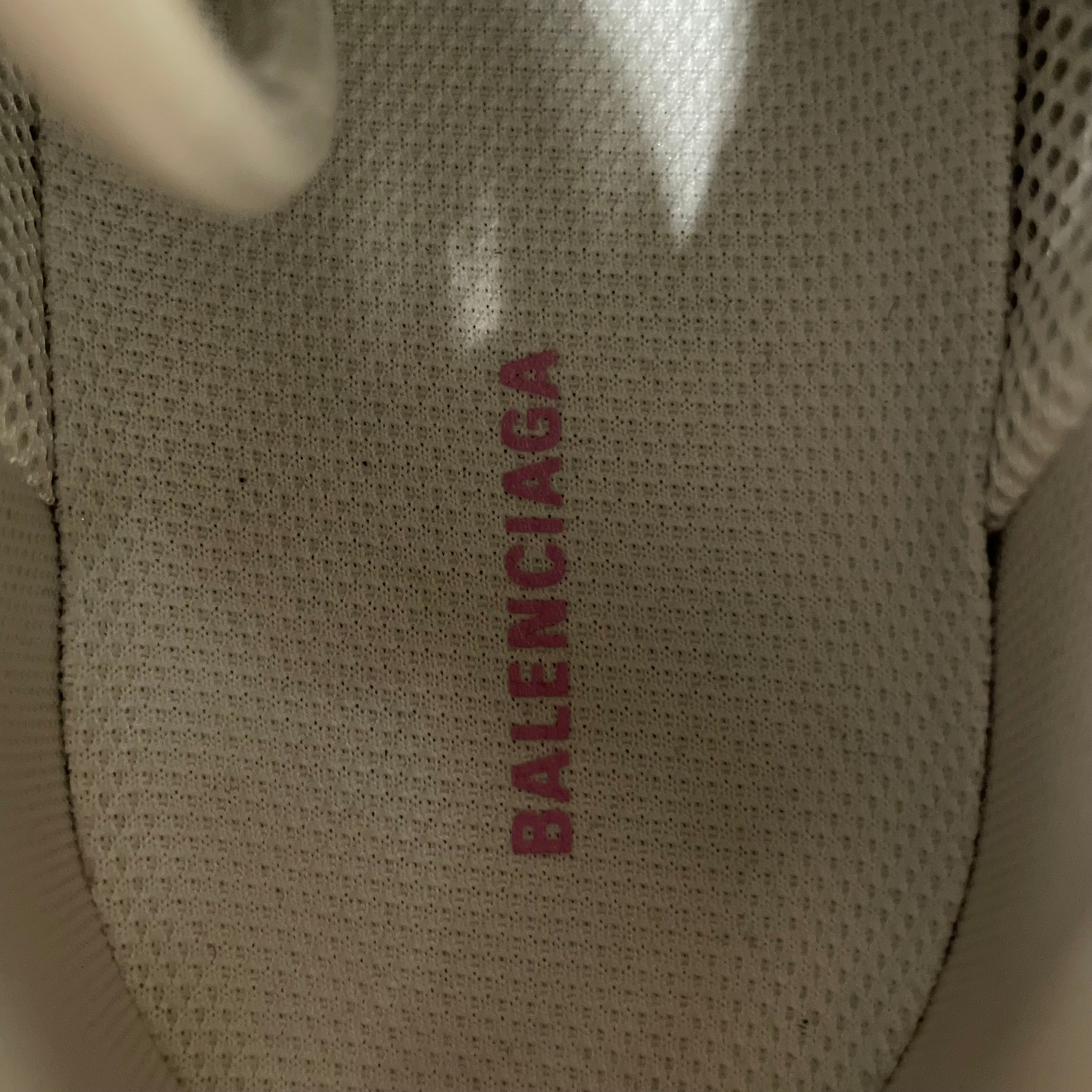 BALENCIAGA/Low-Sneakers/EU 38/Monogram/WHT/Chunky Heel/ view 3