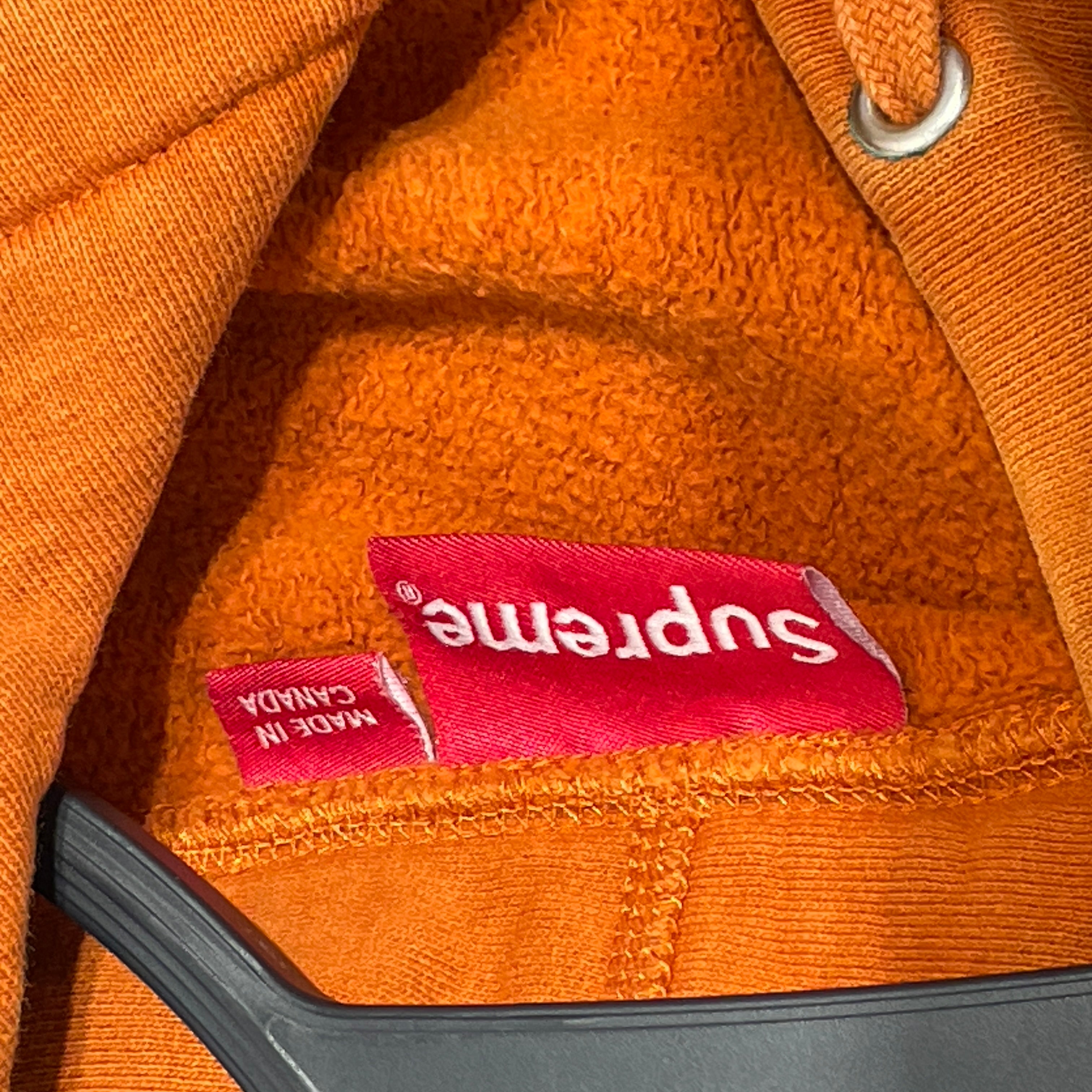 Supreme/Hoodie/M/Cotton/ORN/gonz logo view 3
