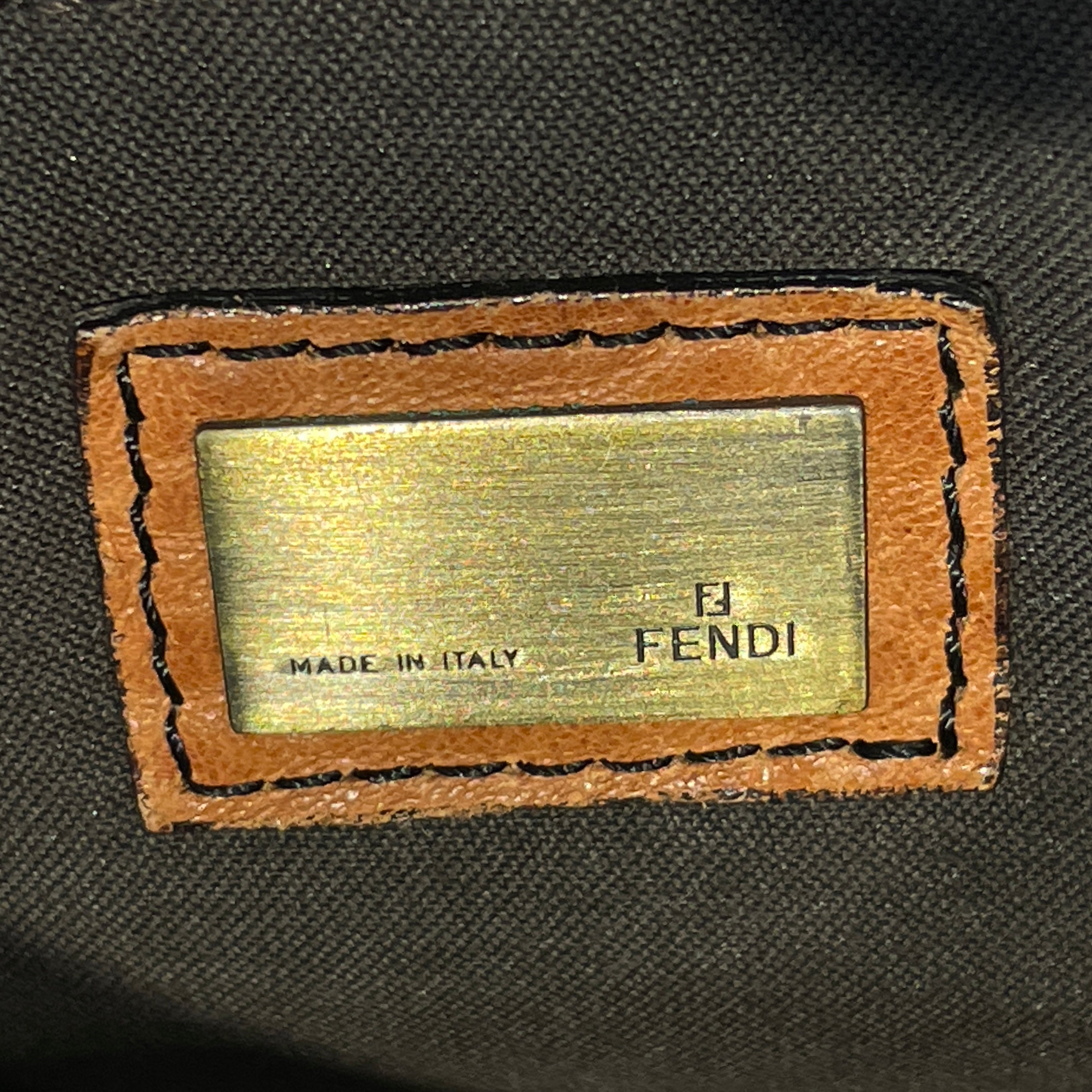 FENDI/Bag/Leather/BRW/Double Buckle Bag view 5