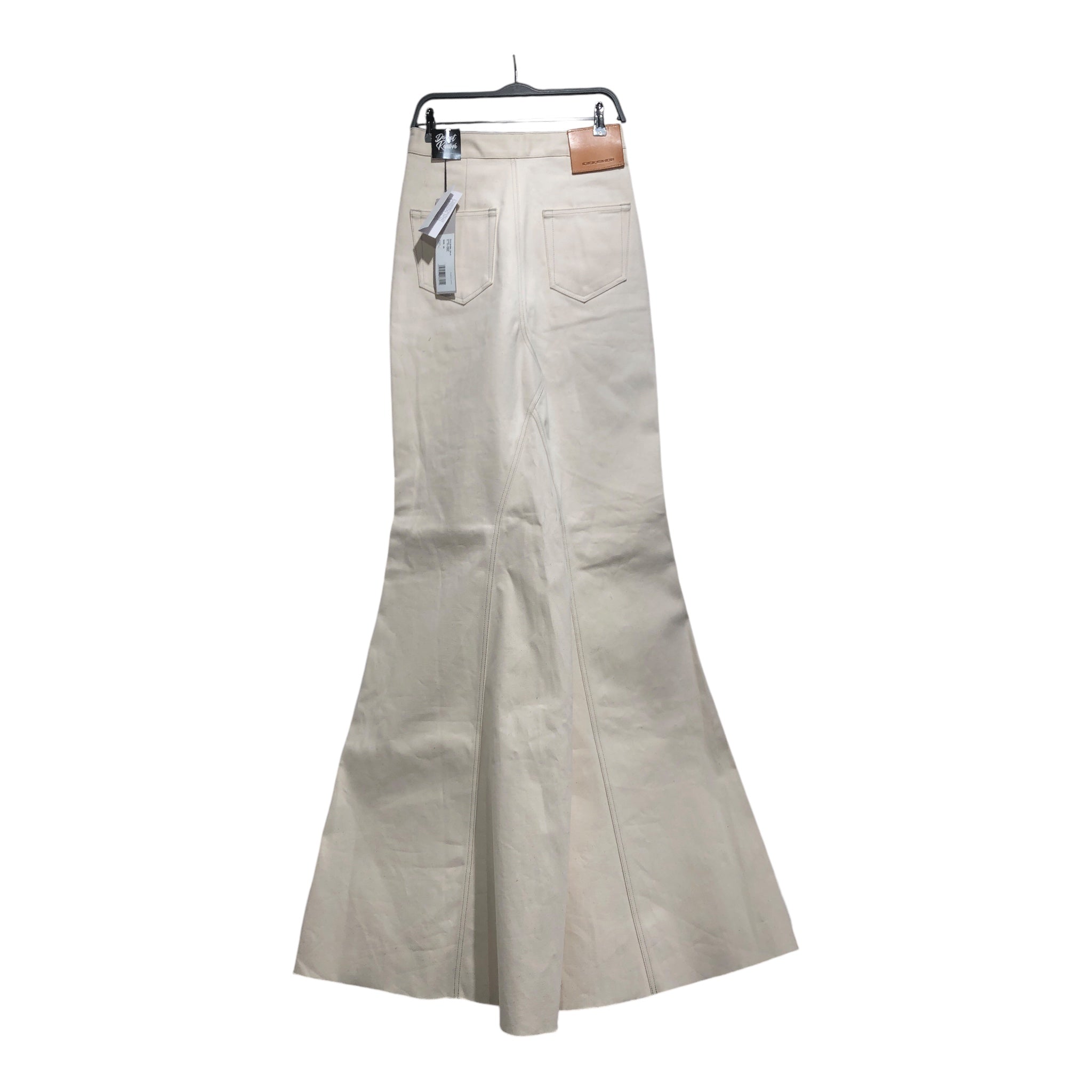 RICK OWENS DRKSHDW/Bottoms/28/Cotton/CRM/GODET SKIRT NATURAL view 2