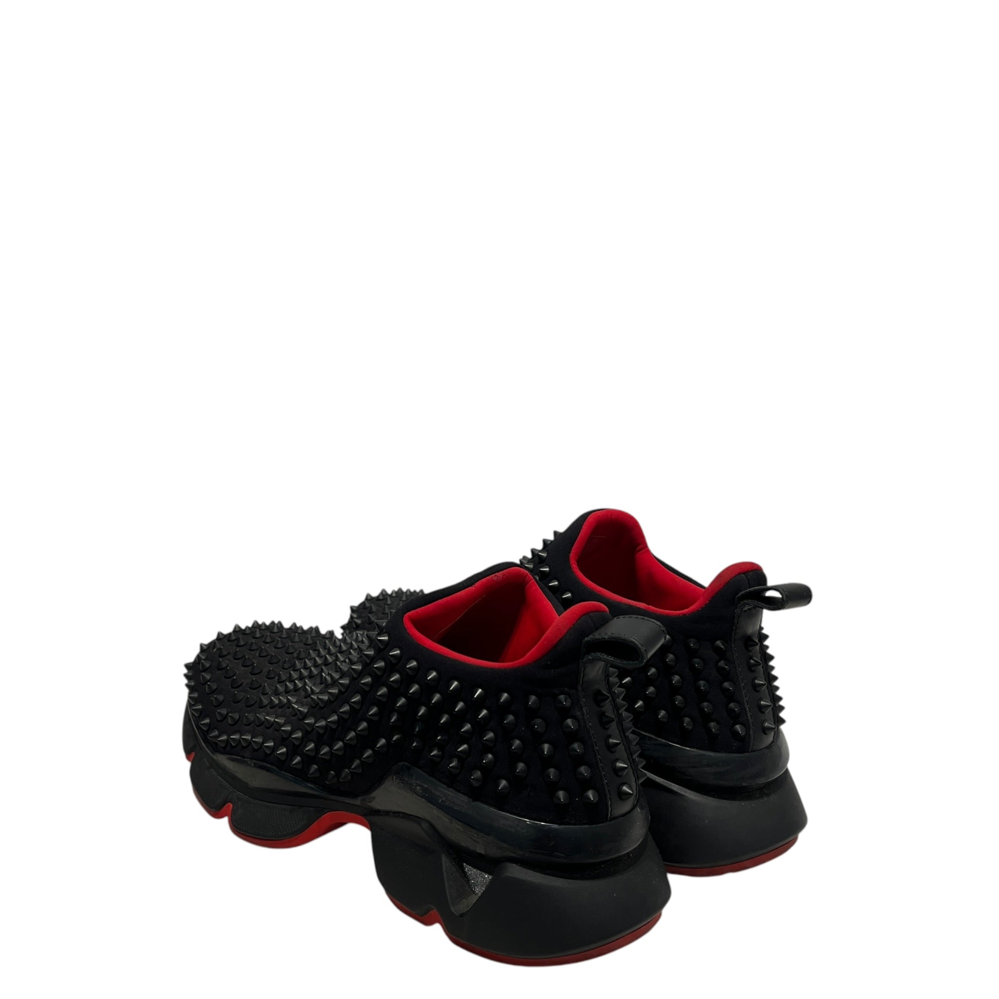Christian Louboutin/Low-Sneakers/EU 43/BLK/SPIKED SOCK LOUBOUTIN SNEAKER view 2