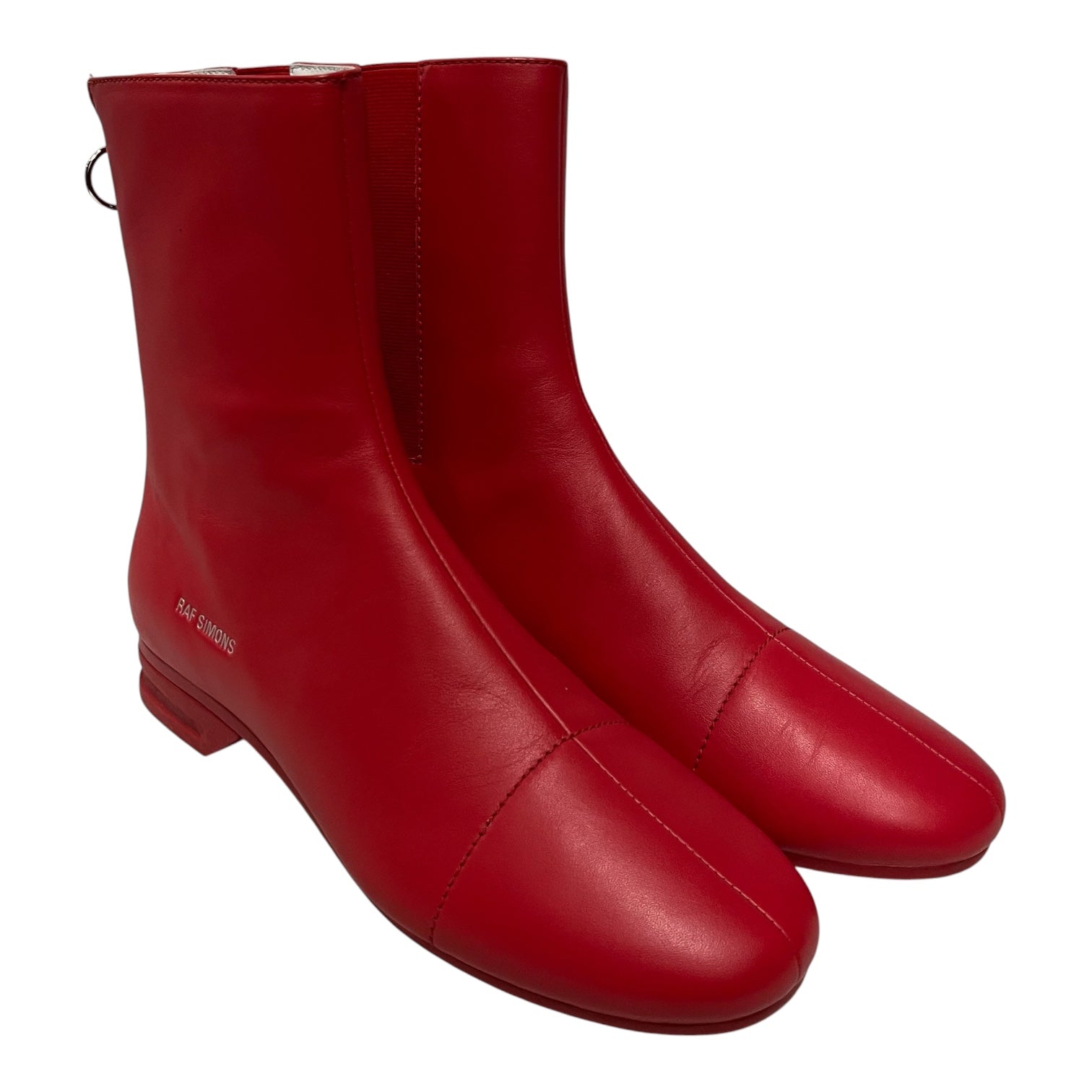 RAF SIMONS/Boots/EU 43/Leather/RED/2001-2 view 1