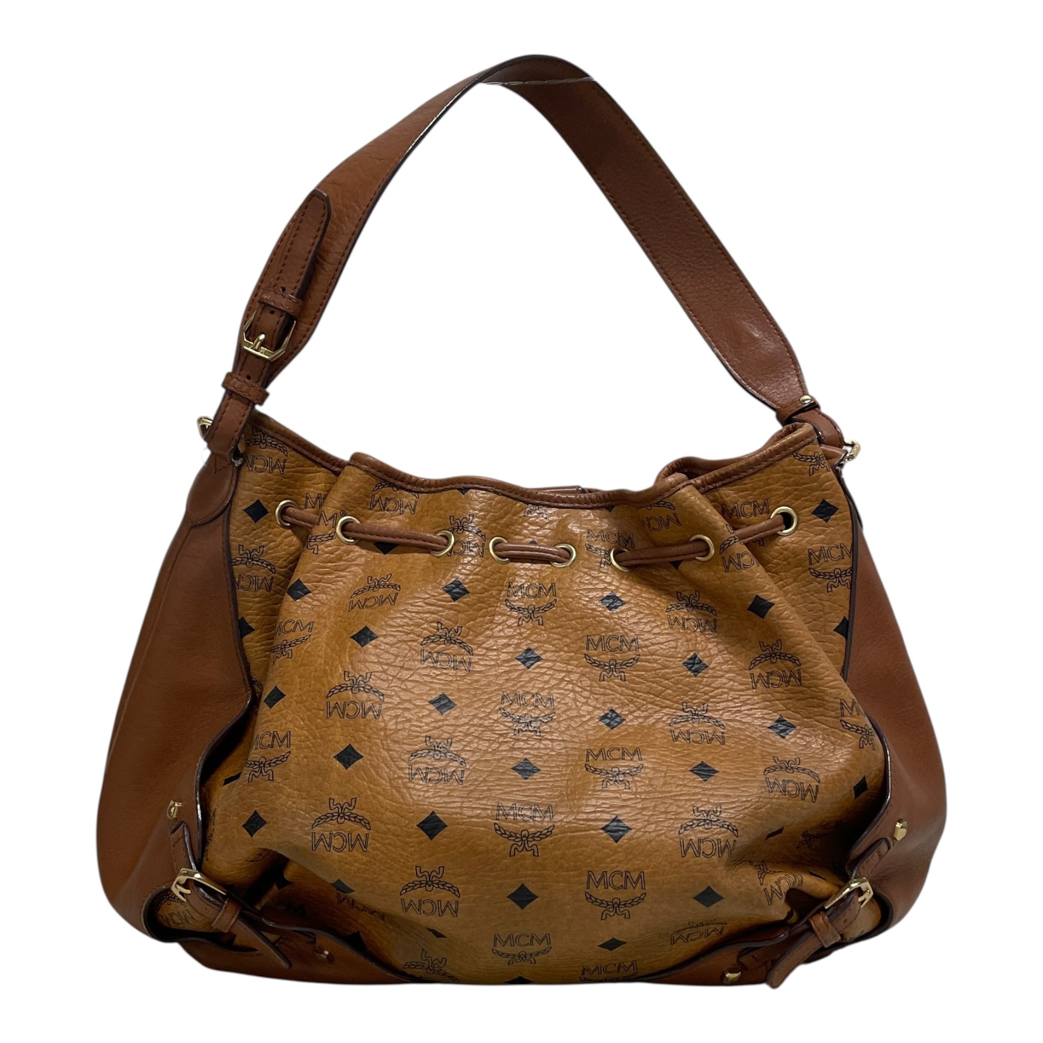 MCM/Hand Bag/OS/Monogram/Leather/CML/BLACK MONOGRAM/PURSE/TAN view 2