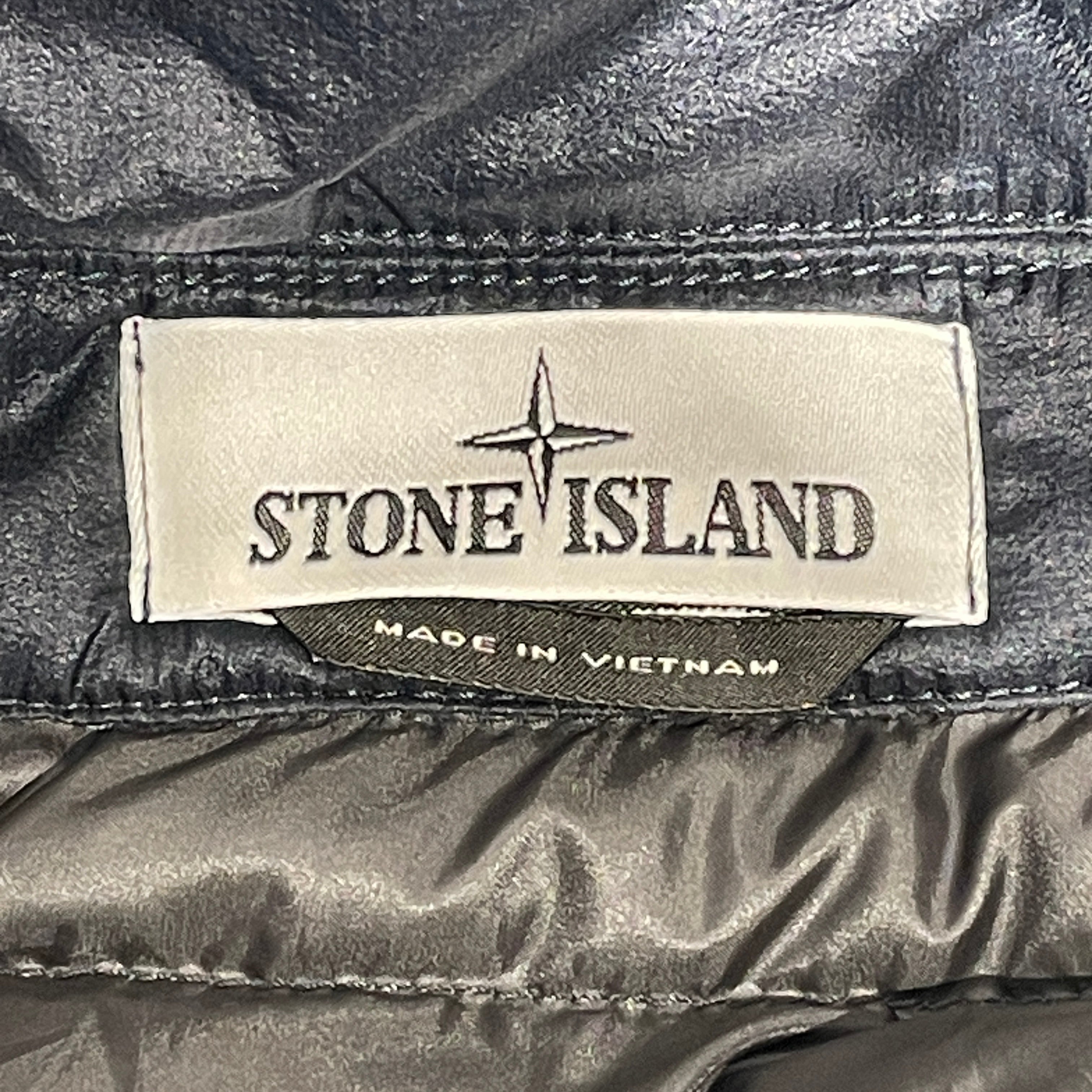 STONE ISLAND/Windbreaker/XXL/Nylon/BLK/MICRO YARN DOWN JKT view 4
