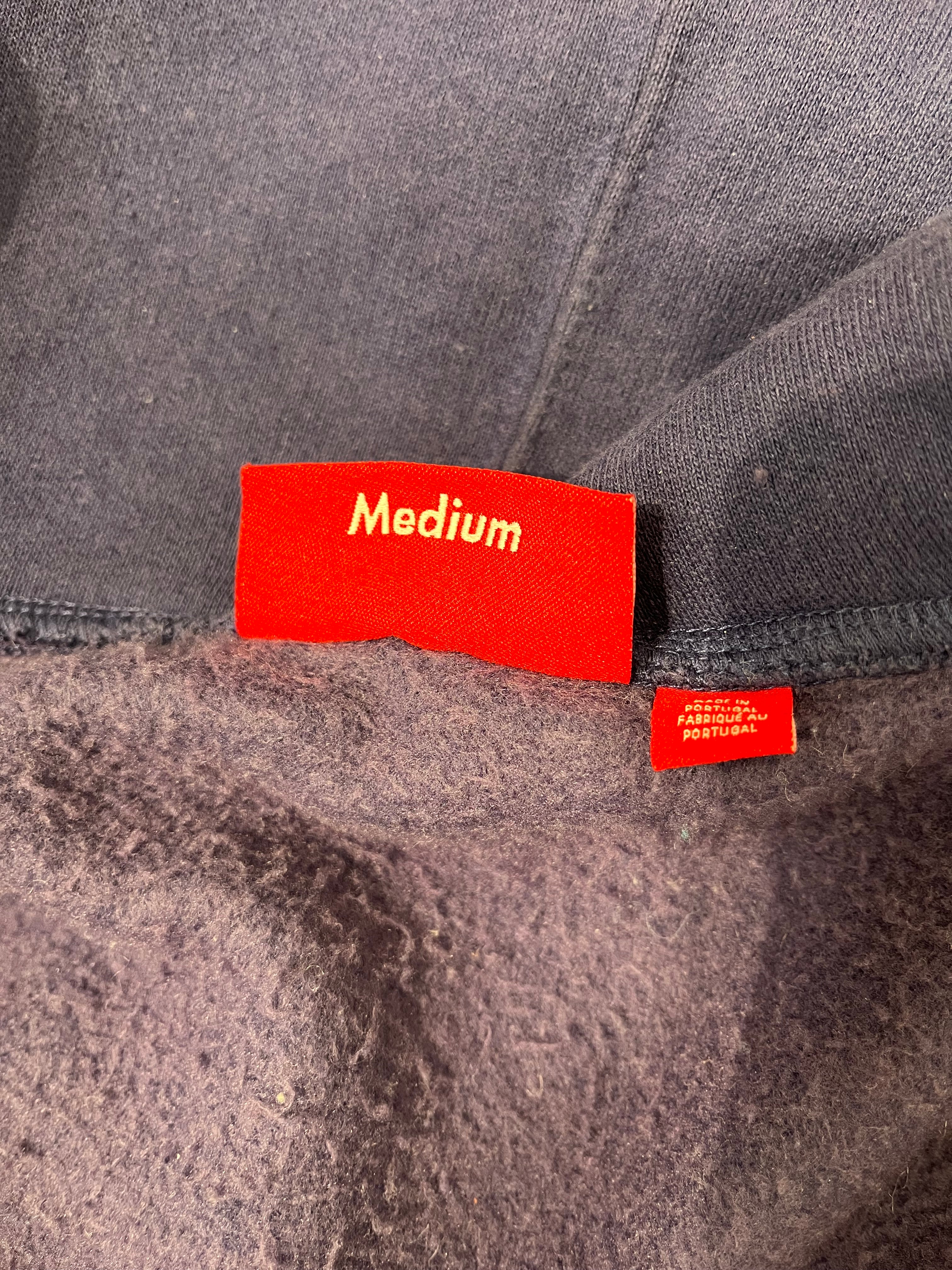MICHAEL JACKSON/Supreme/Zip Up Hoodie/M/Cotton/NVY/COLLAB ZIP HOODIE view 4