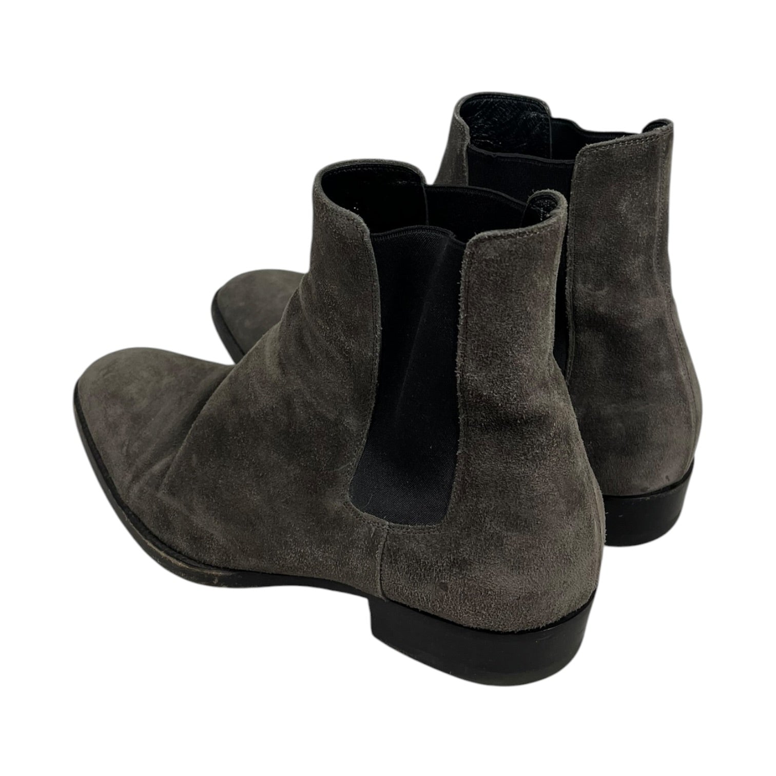 SAINT LAURENT/Chelsea Boots/EU 41/Suede/GRY/Wyatt Chelsea Boot view 2