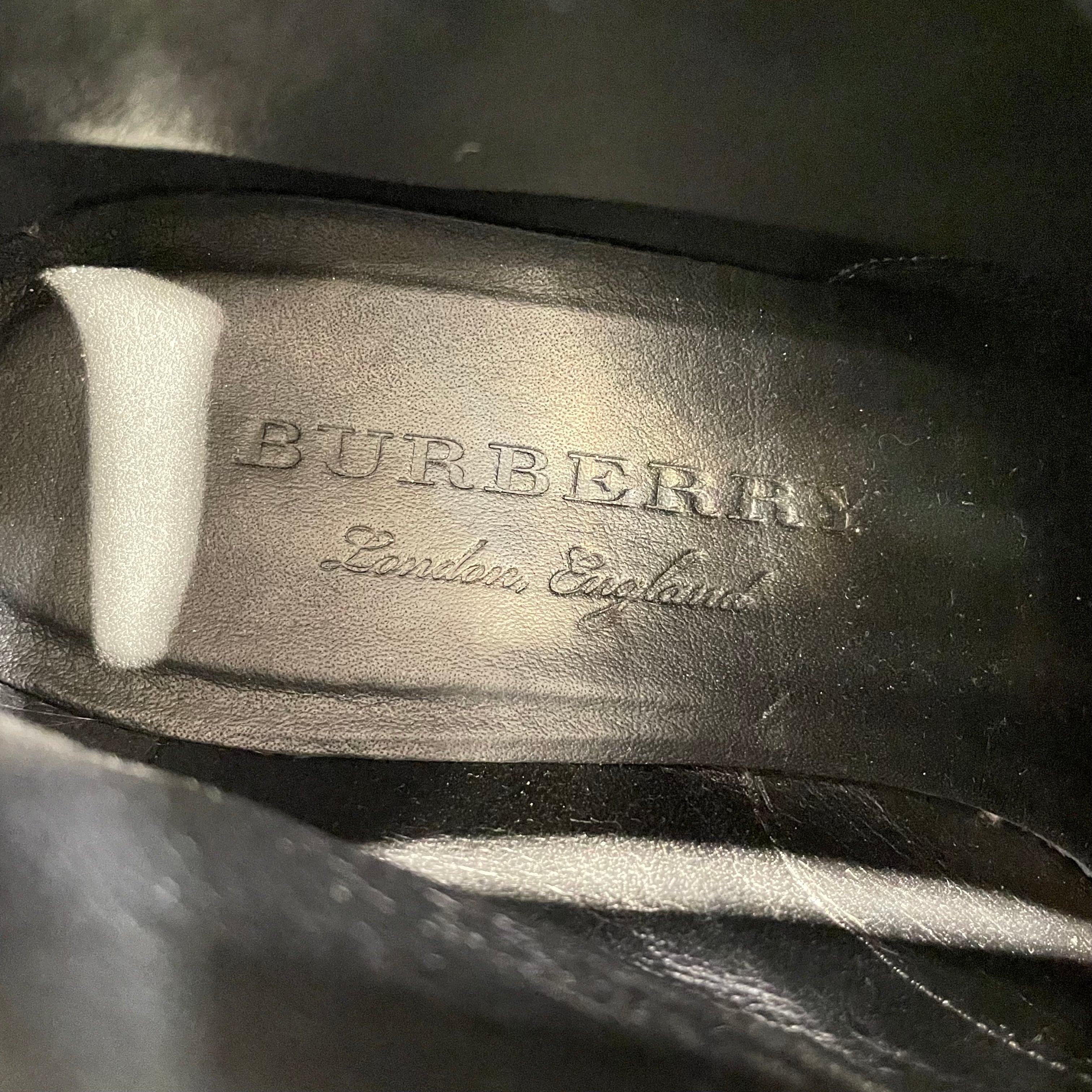 BURBERRY LONDON/Boots/EU 37.5/Leather/BRD/Melton creeper boots view 9