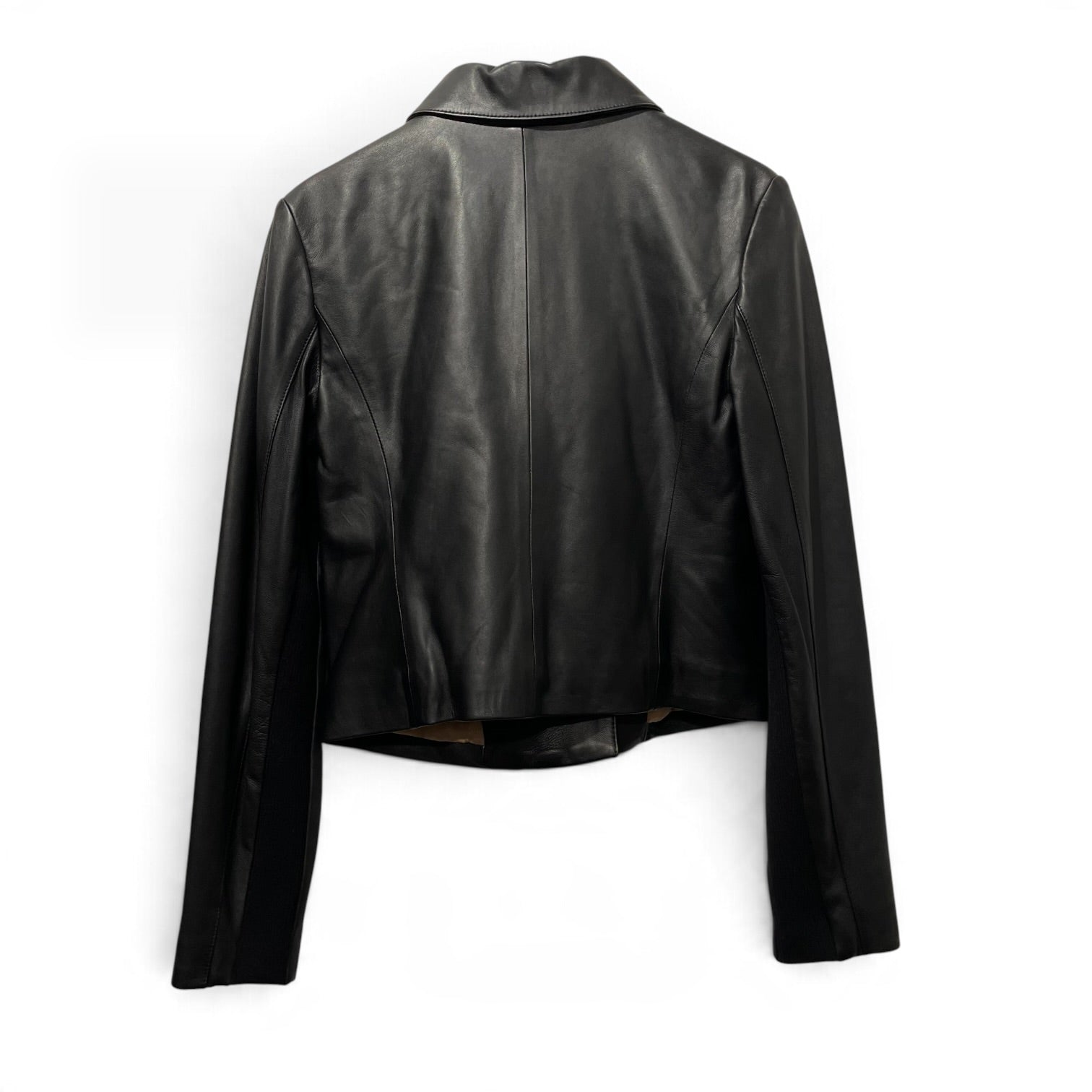 VINCE./Leather Jkt/XS/Leather/BLK/Vince, Asymmetrical Zipper view 2