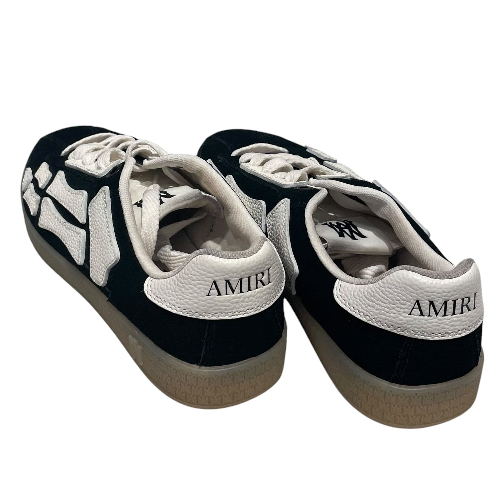 AMIRI/Low-Sneakers/US 9/Cotton/BLK/Pacific Bones Sneaker view 2