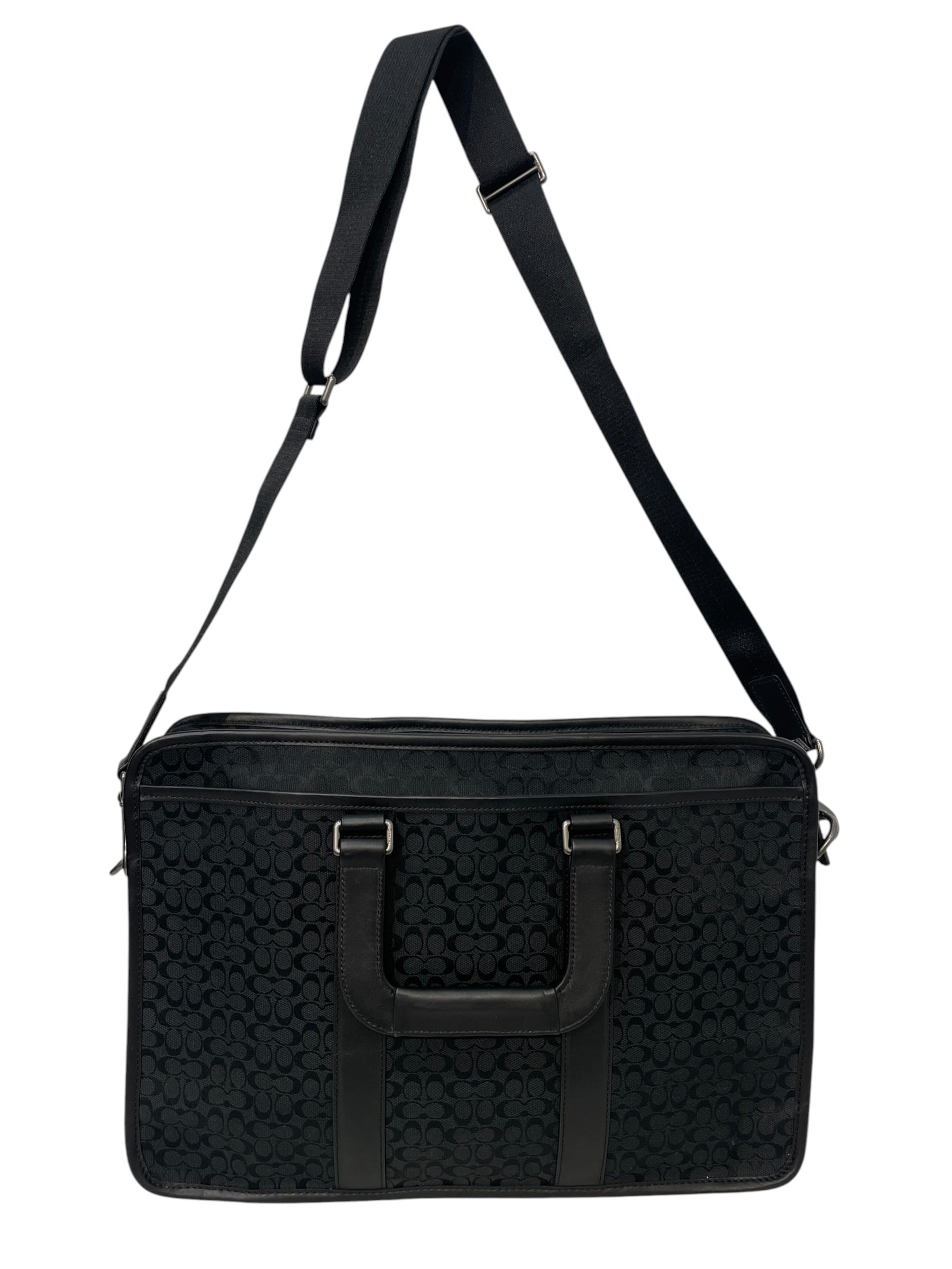 COACH/Briefcase/Monogram/Cotton/BLK/f70759 view 2