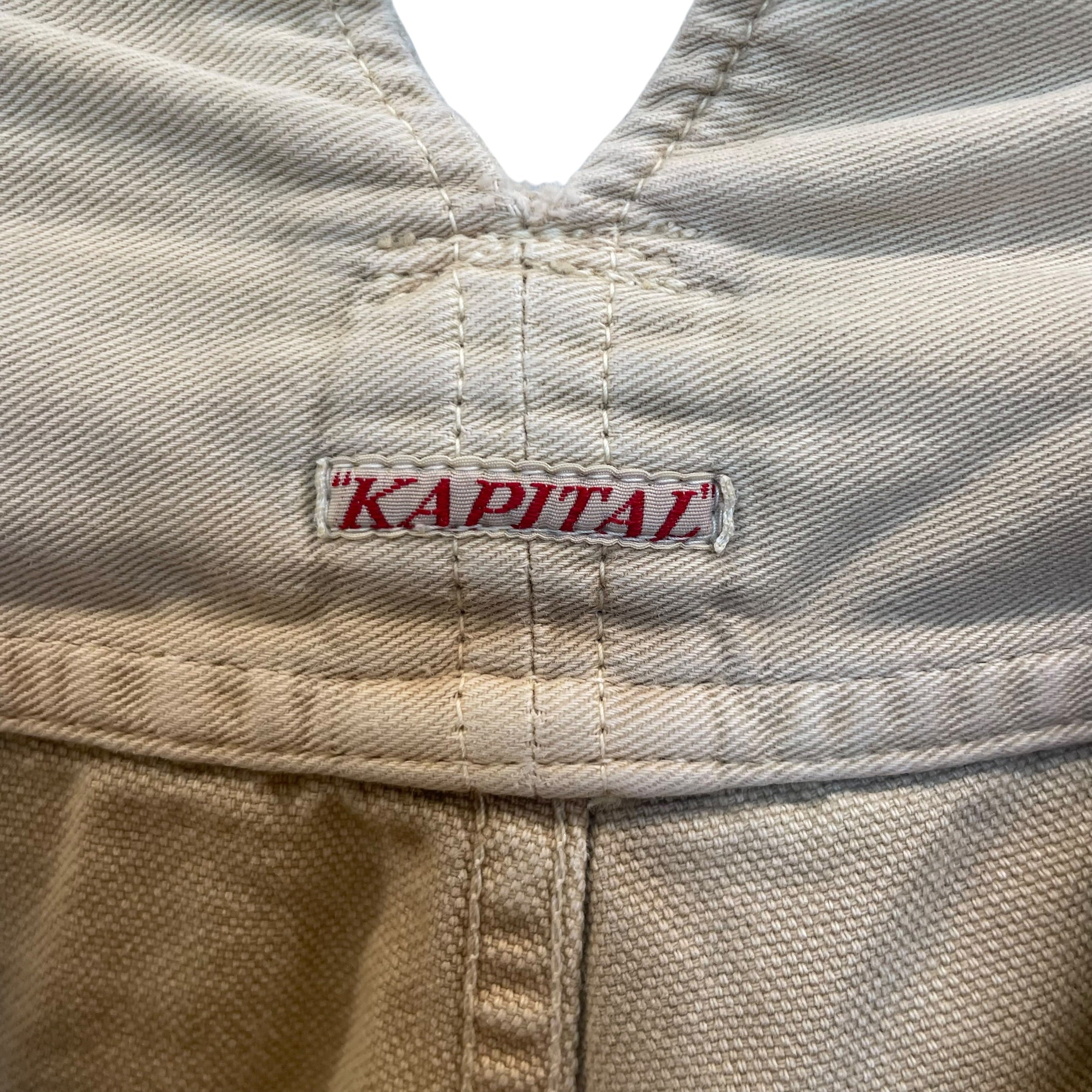 KAPITAL/Pants/Denim/BEG/kapital denim slice pkt view 4