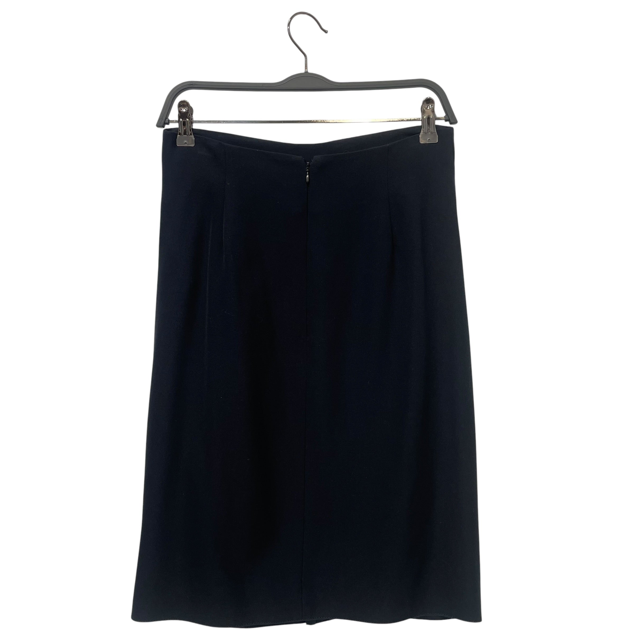 BALENCIAGA/Skirt/40/Cotton/NVY/ruched 2012 skirt view 2