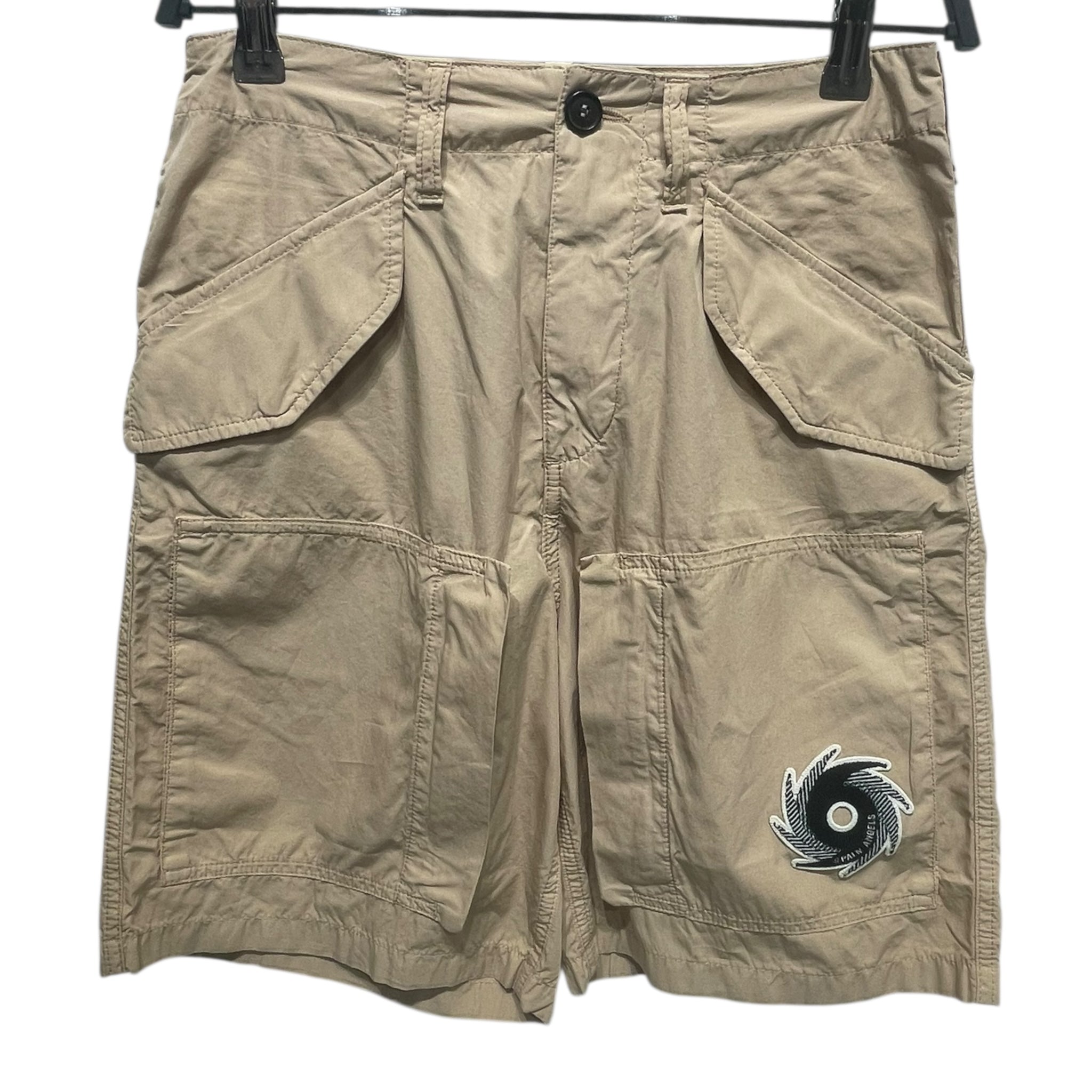 Palm Angels/Shorts/42/Cotton/BEG/#PMCS001S23FAB001/CARGOS view 1