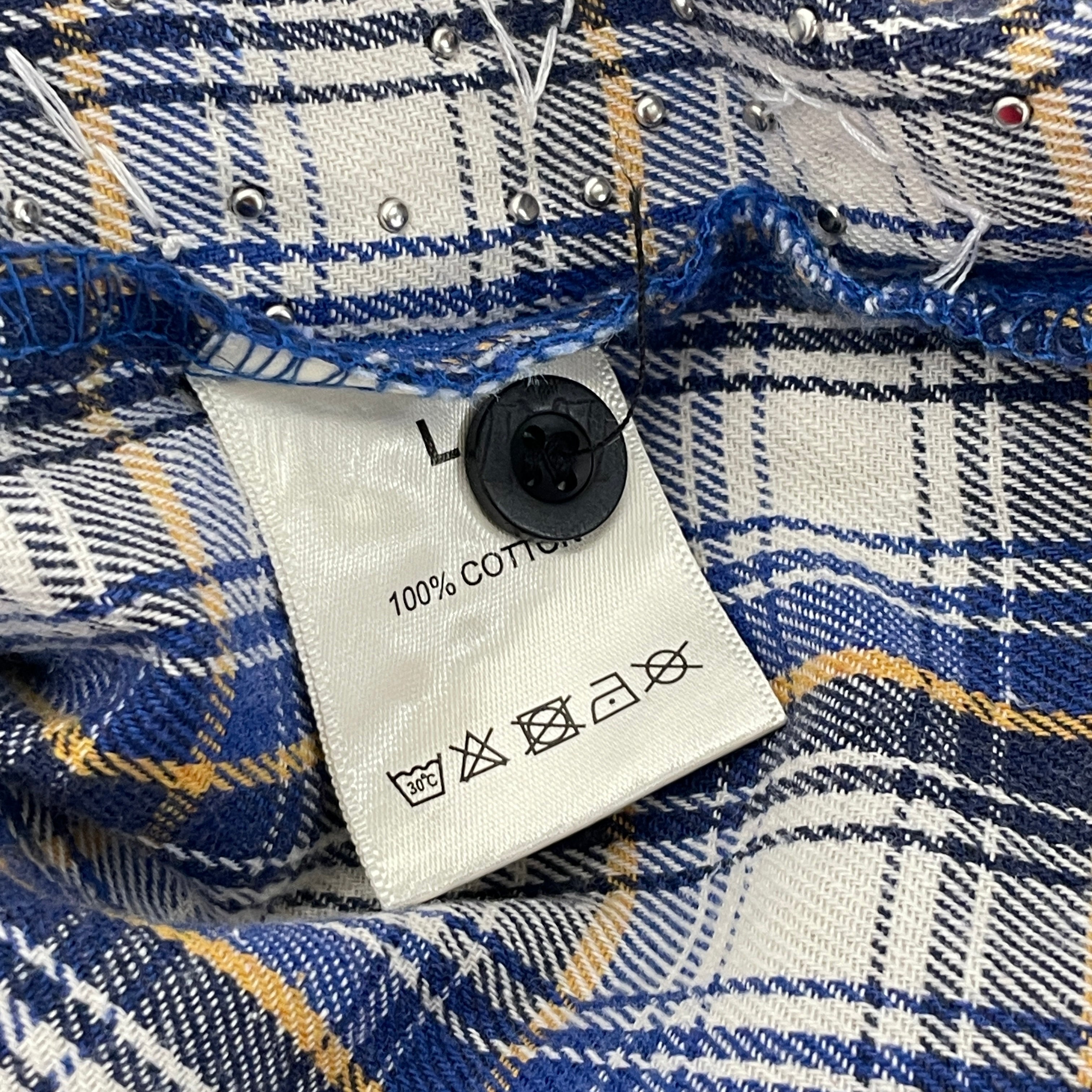 Vale/LS Shirt/L/Cotton/BLU/Plaid/Blizzard Flannel view 4