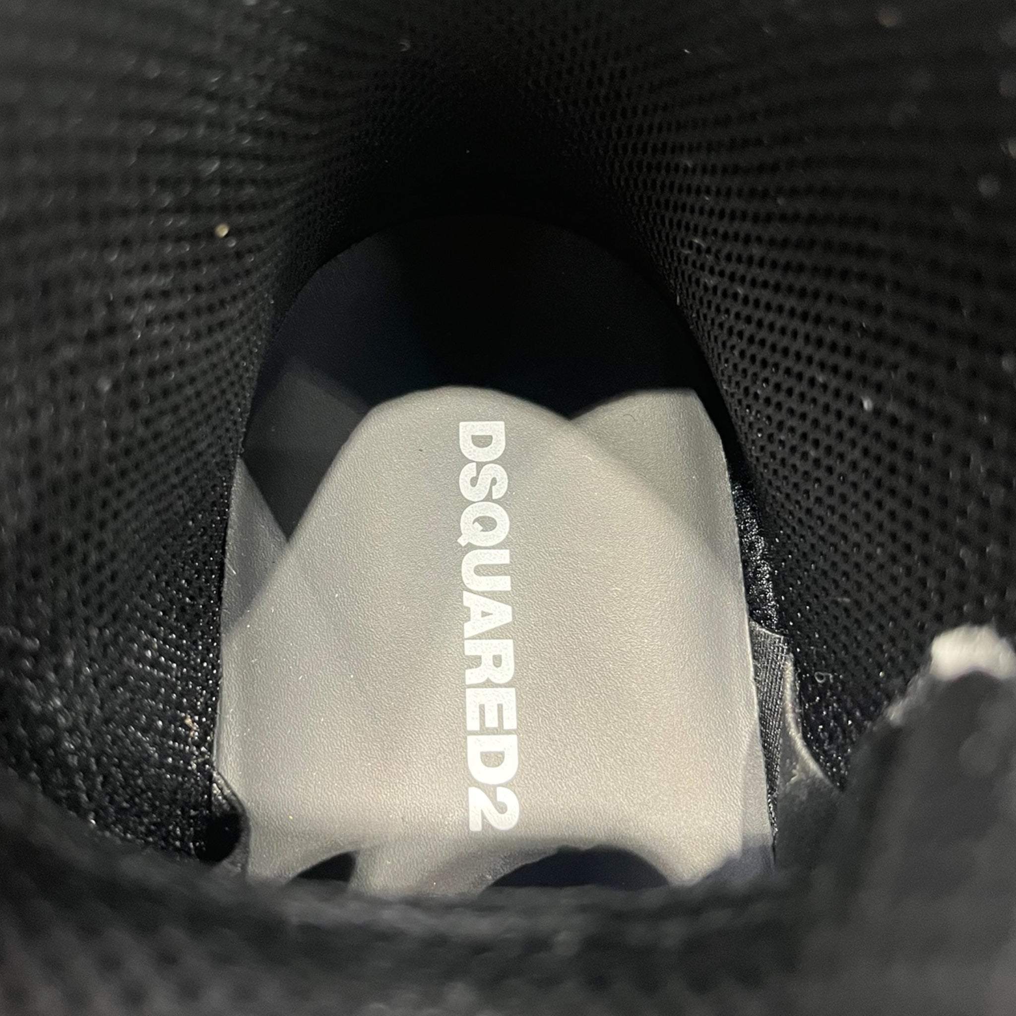 DSQUARED2/Hi-Sneakers/EU 42/Cotton/BLK/ view 3