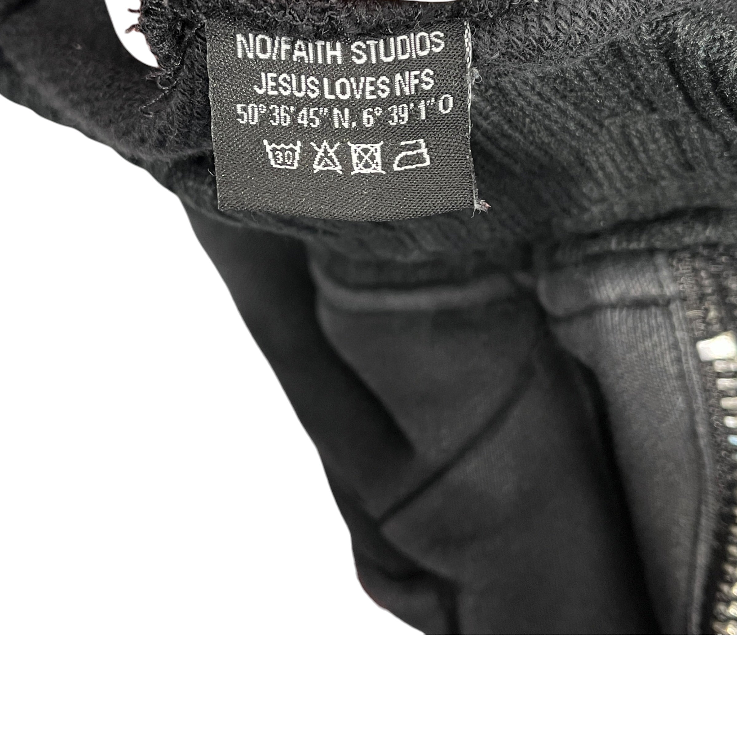 NO/FAITH STUDIOS/Pants/S/Cotton/BLK/HEAVY WAVE SWEATS view 4