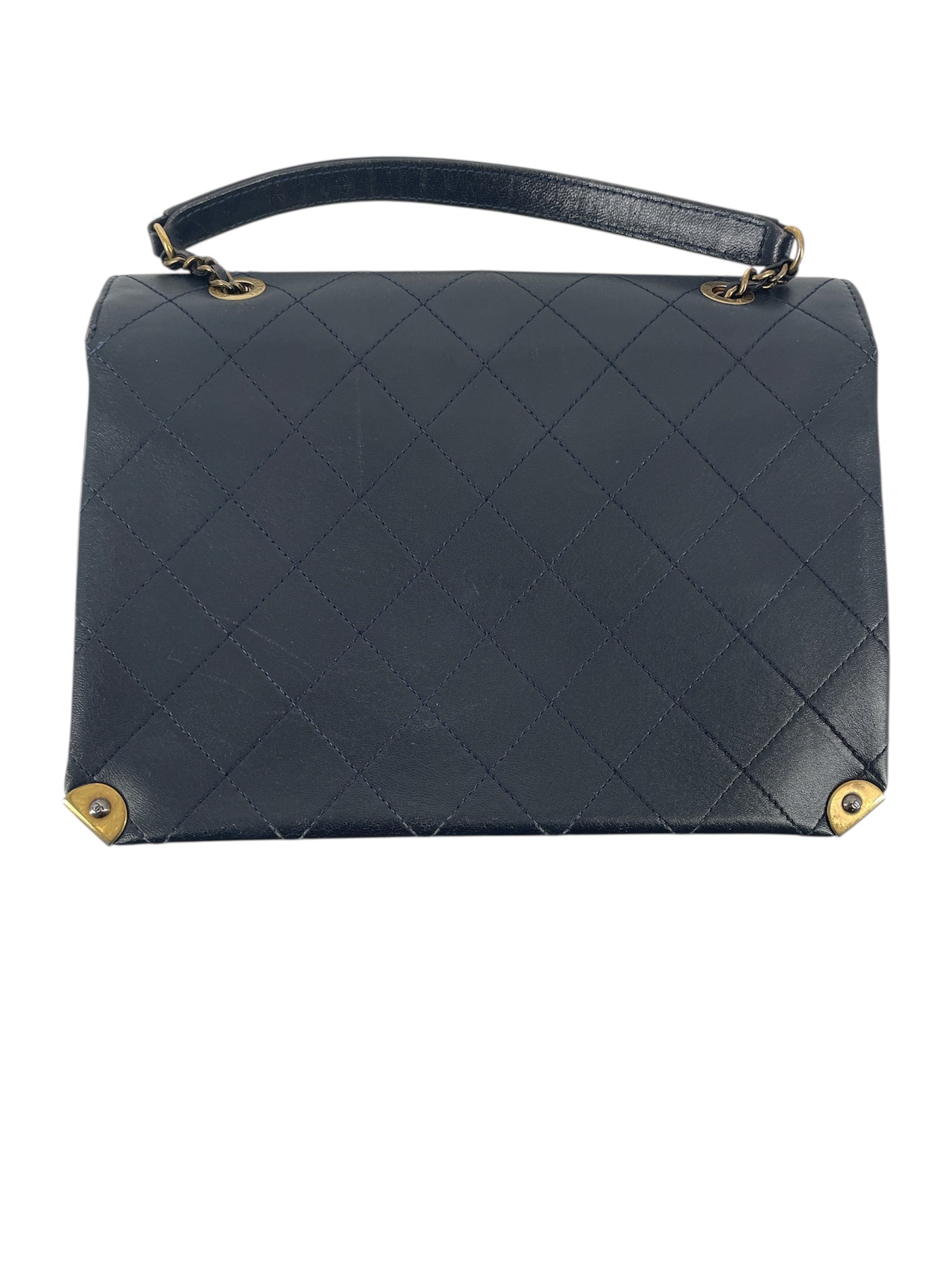 CHANEL/Hand Bag/Leather/BLK/23214899 view 2