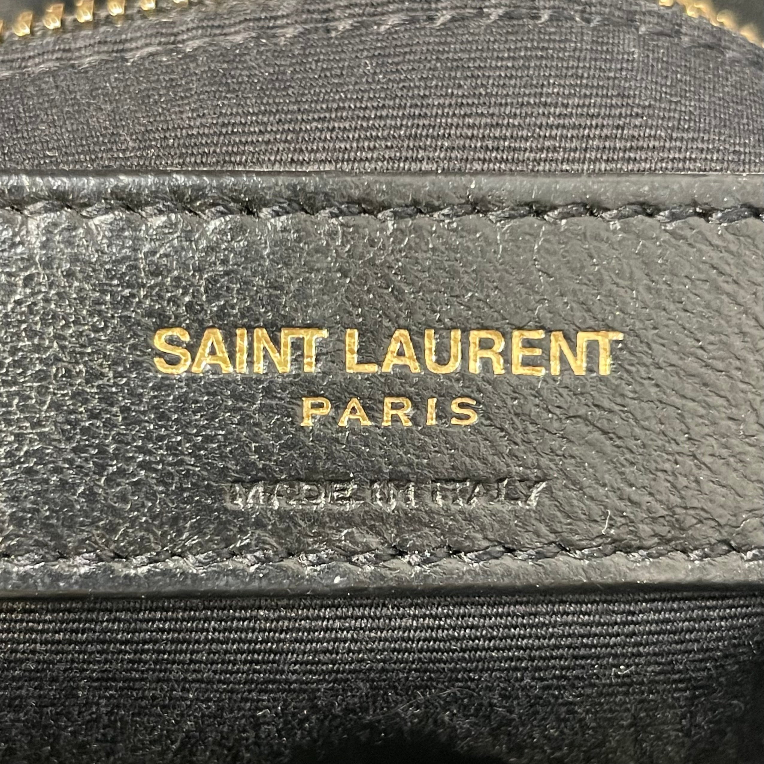 YVES SAINT LAURENT/Cross Body Bag/Suede/BLK/LouLou Bag view 6
